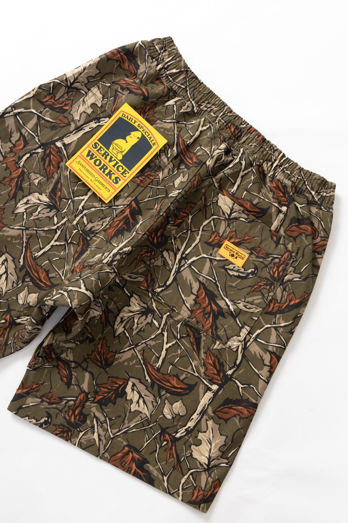 Service Works - Patterned Chef Shorts - Real Tree Product Image