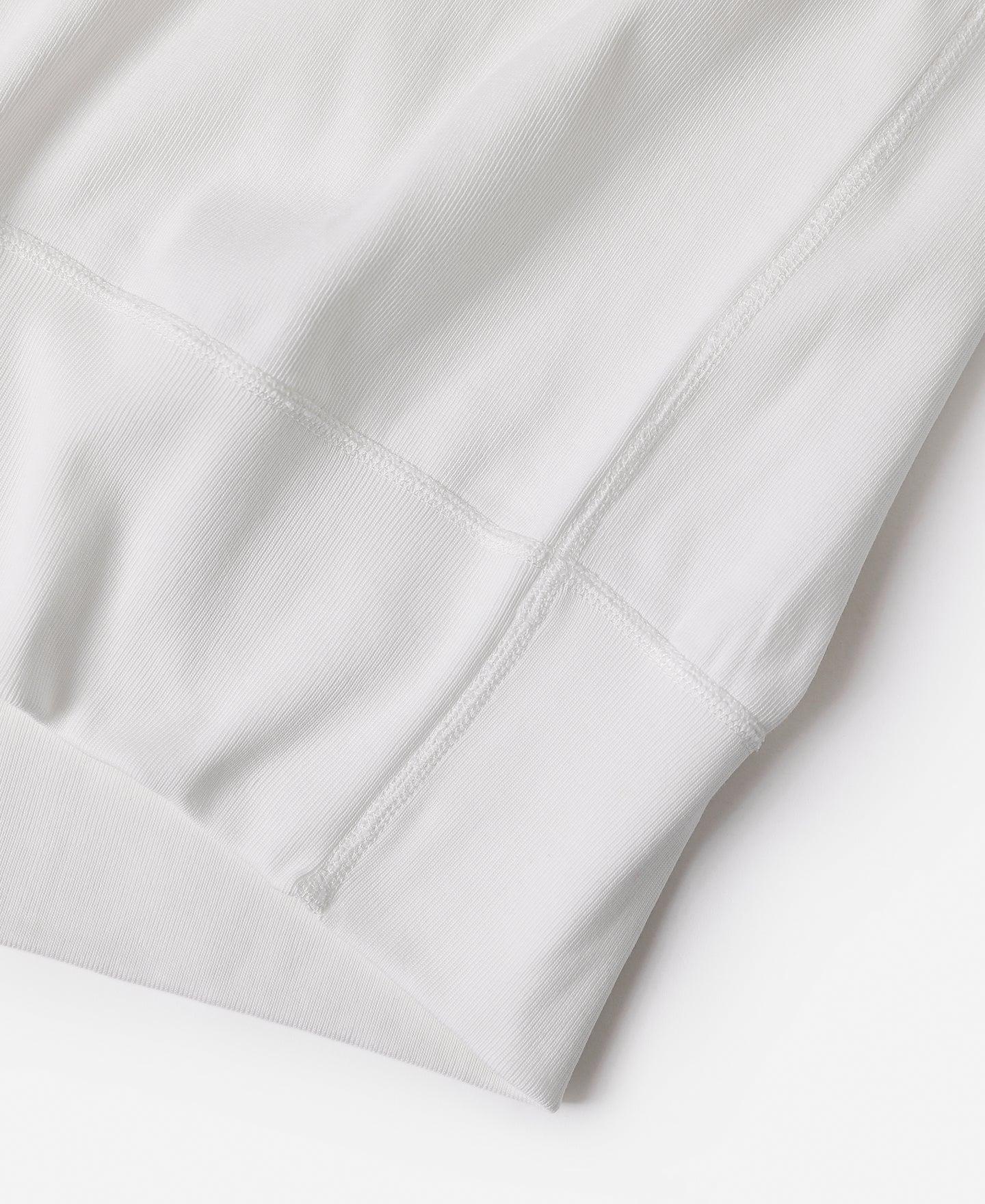 14 oz Side Closing Henley Shirt - White Product Image