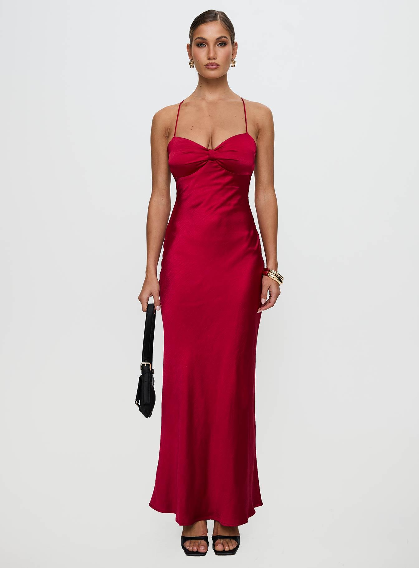 Kristelle Maxi Dress Red Product Image