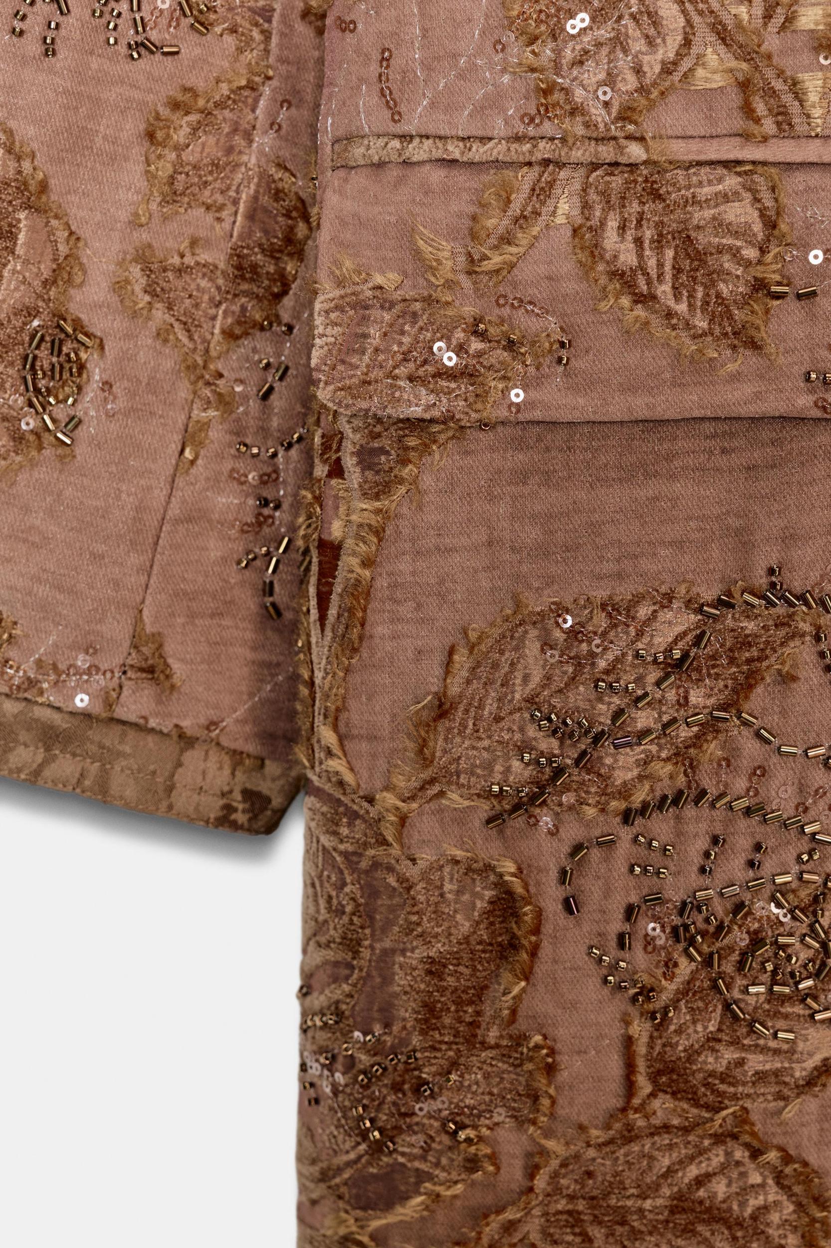 ZW COLLECTION LIMITED EDITION EMBROIDERED LONG COAT Product Image