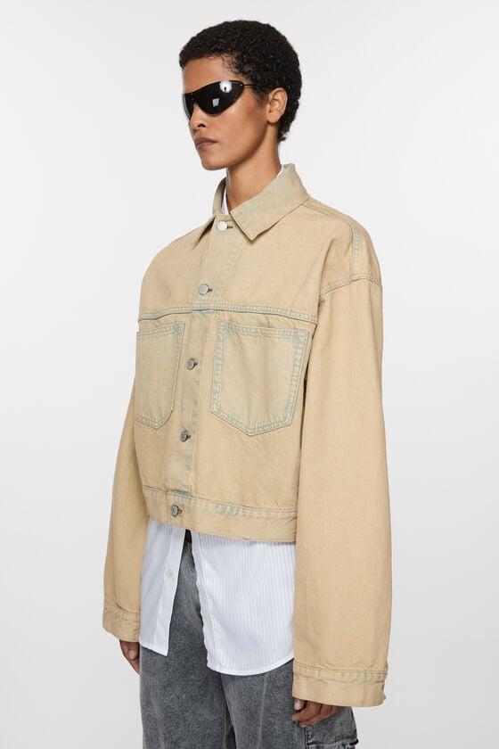 Denim jacket - Oversized cropped fit Product Image