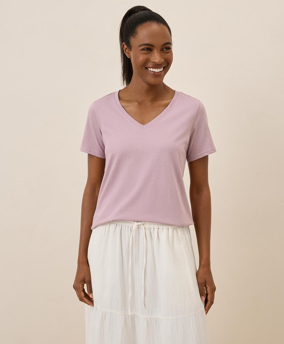 Womens Softspun V-Neck Tee 3XL Product Image