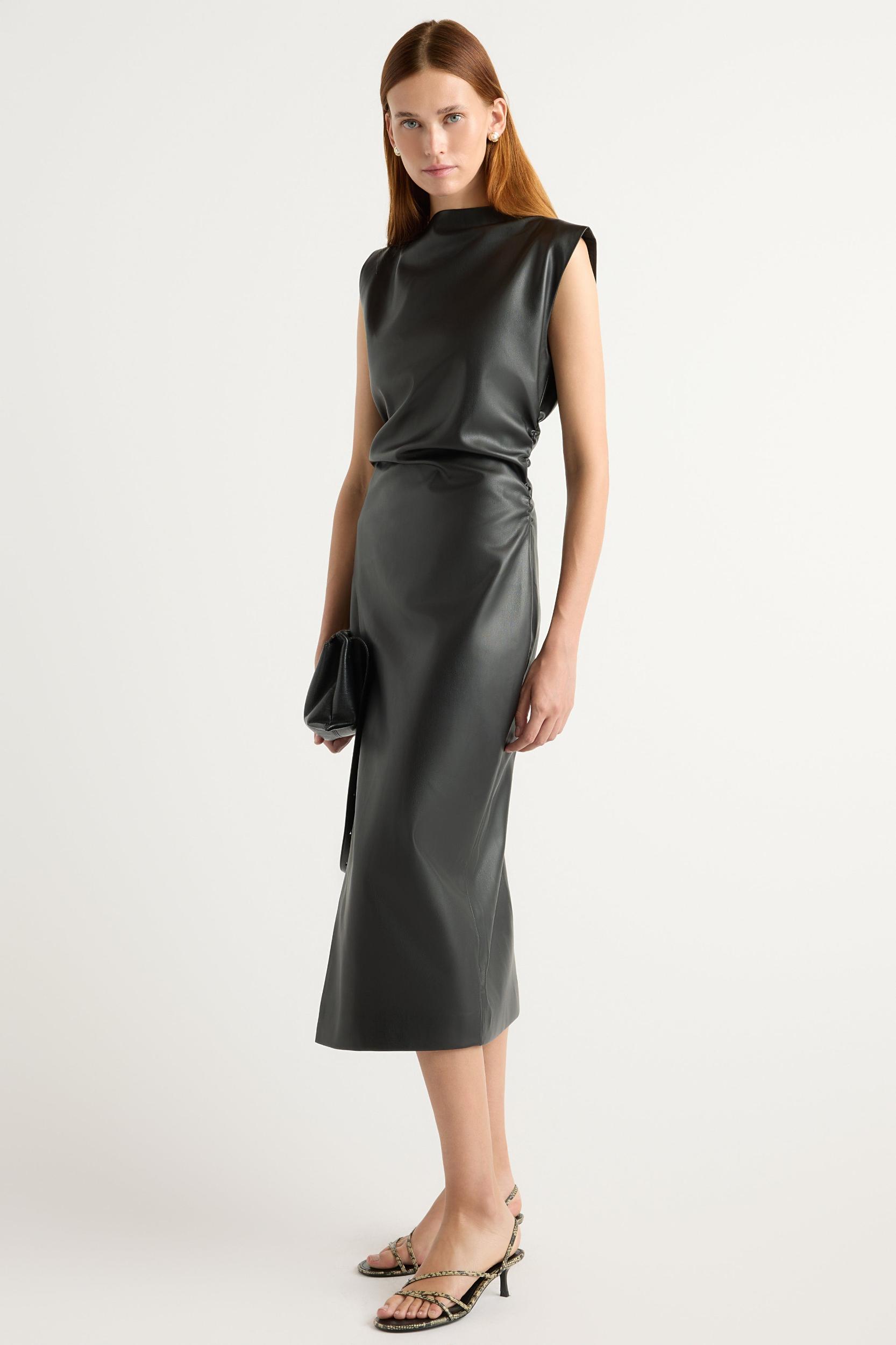 Channing Vegan Leather Dress Product Image