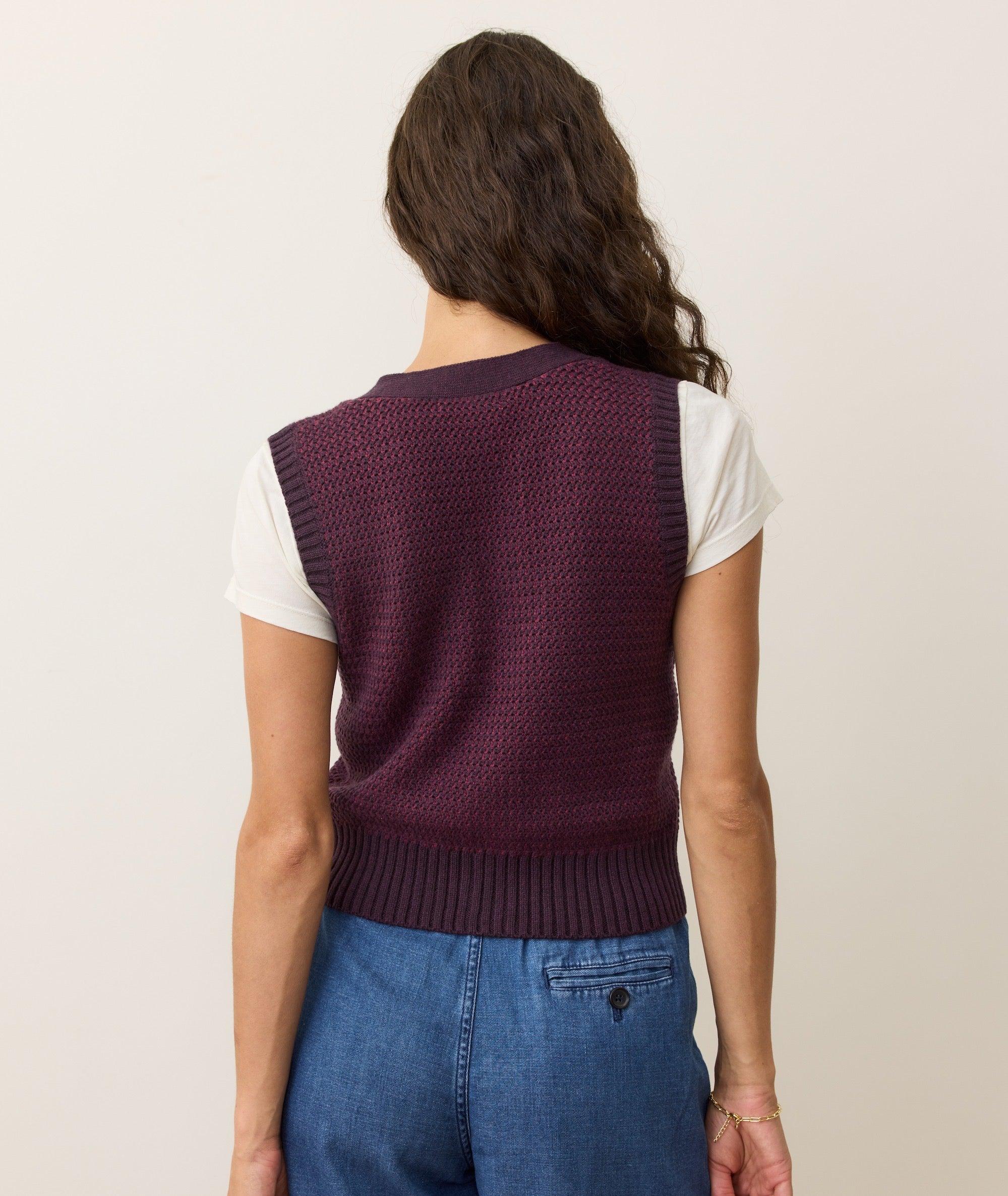 Robin Textured Sweater Vest Product Image