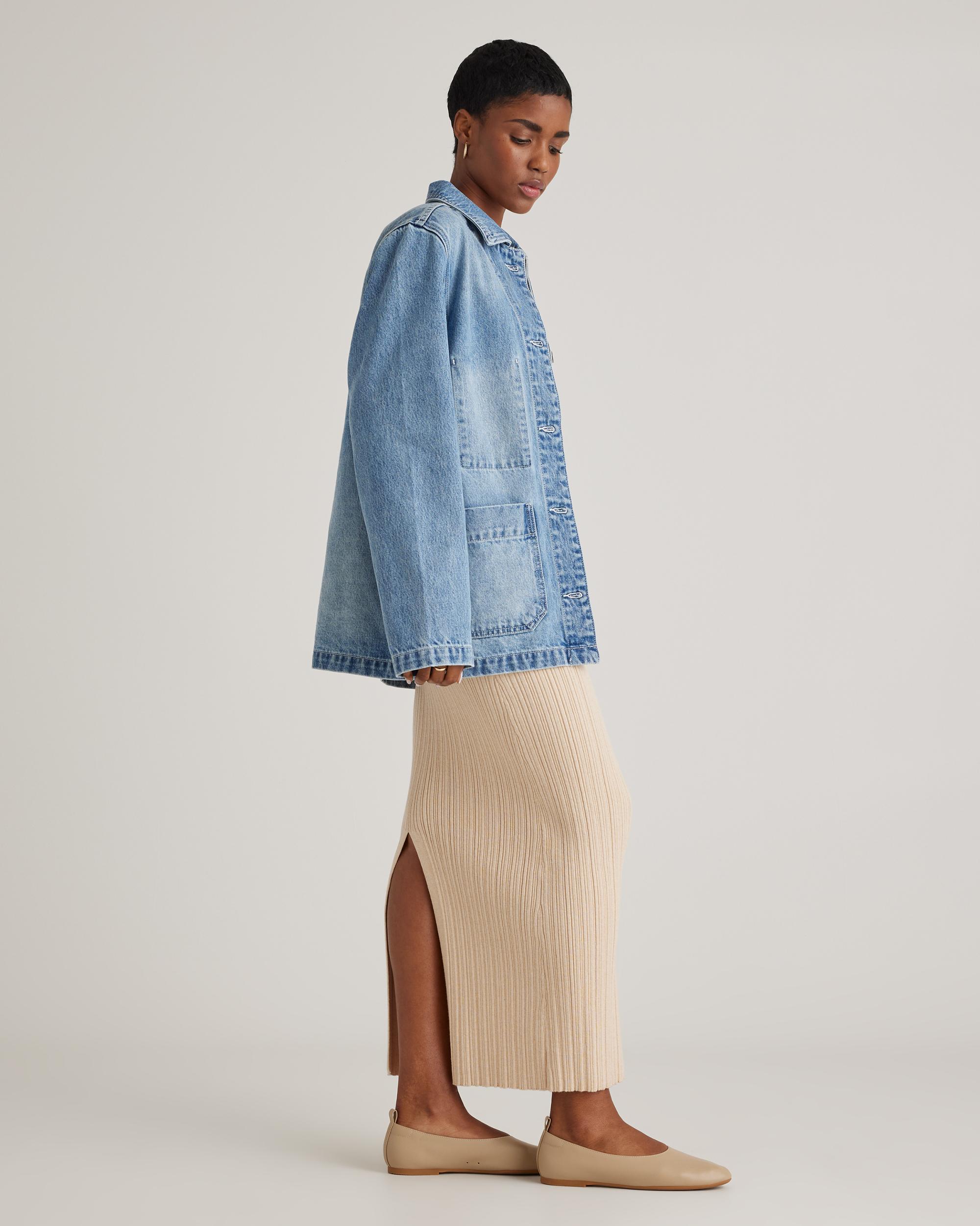 Quince | Women's Denim Chore Jacket Organic Cotton Product Image