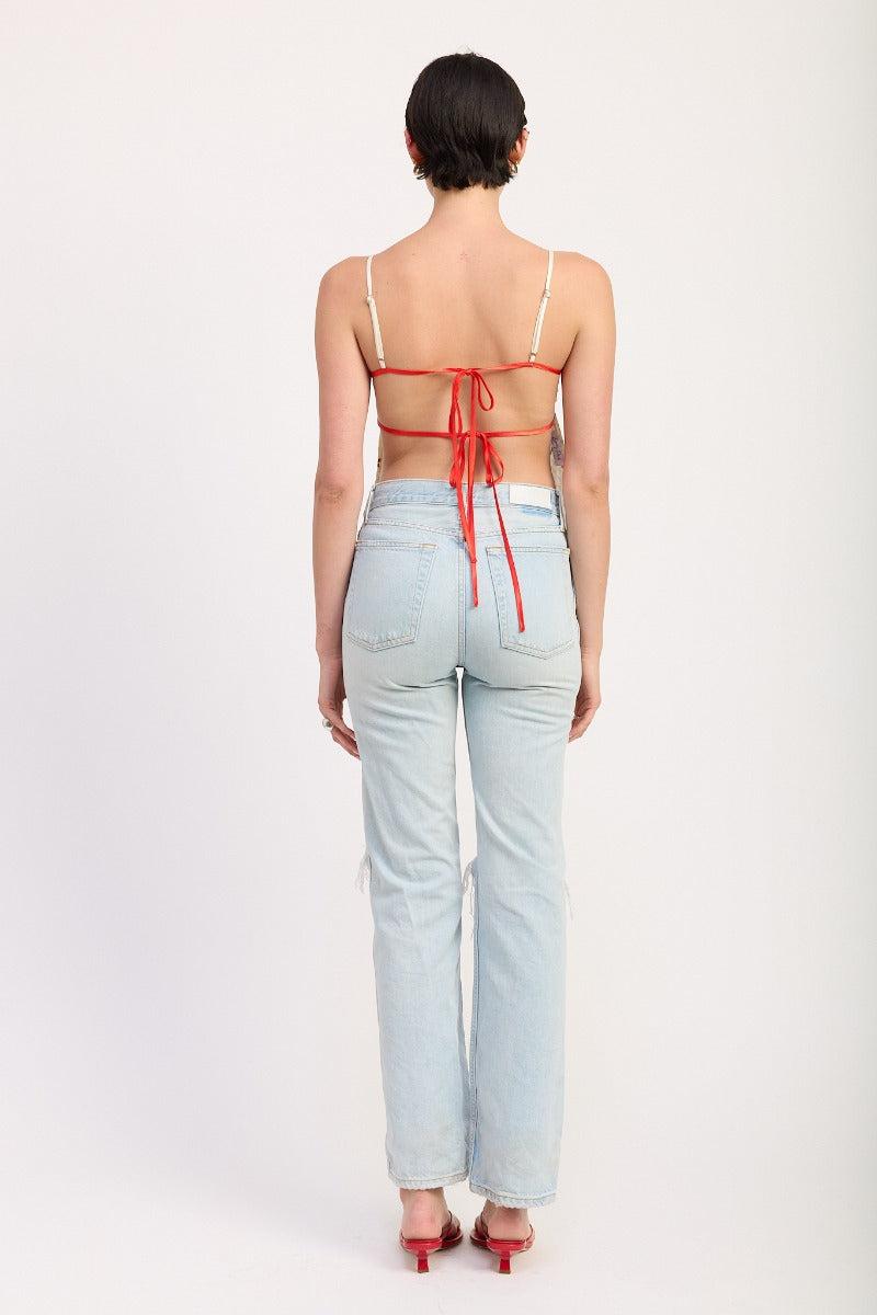 Roses Backless Tank Top Product Image