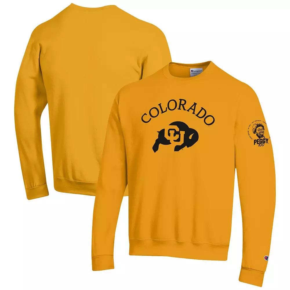 Men's Champion Gold Colorado Buffaloes Peggy 100 Pullover Sweatshirt, Size: 2XL Product Image