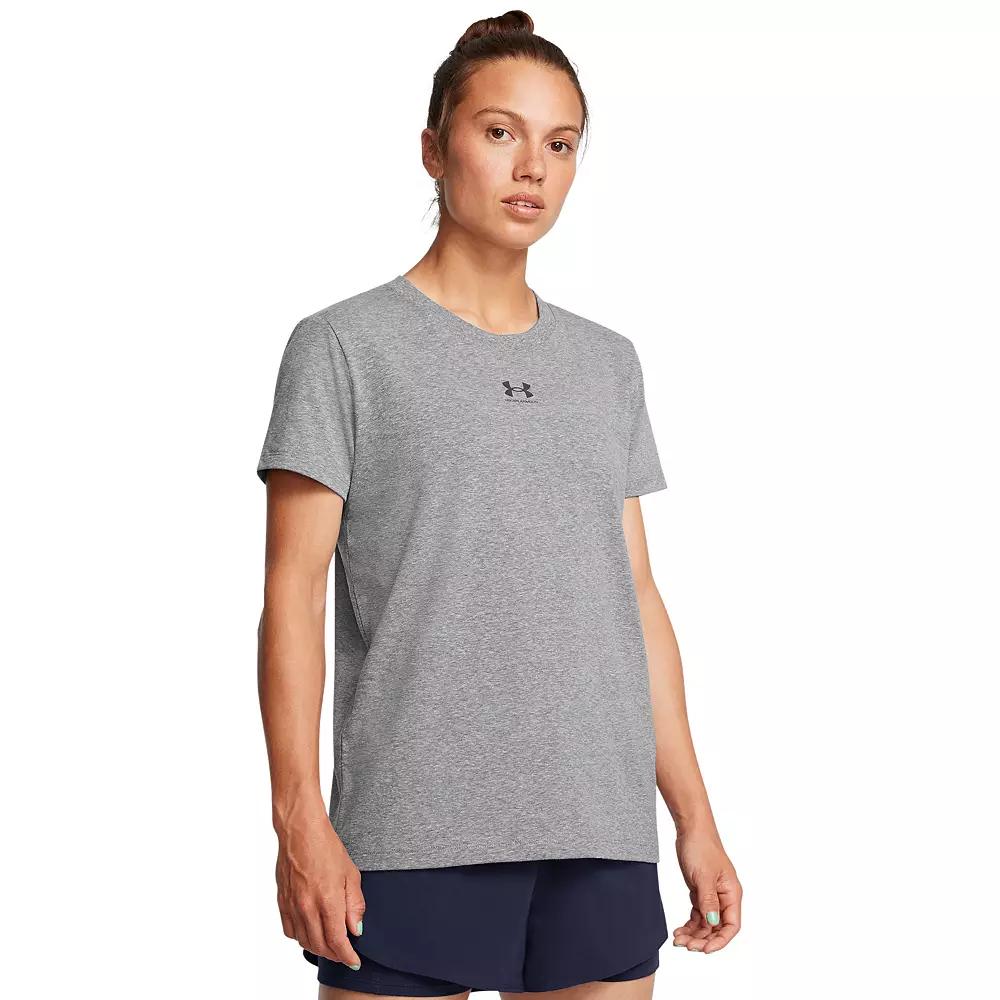 Women's Under Armour Rival Core Short Sleeve Tee,  Product Image