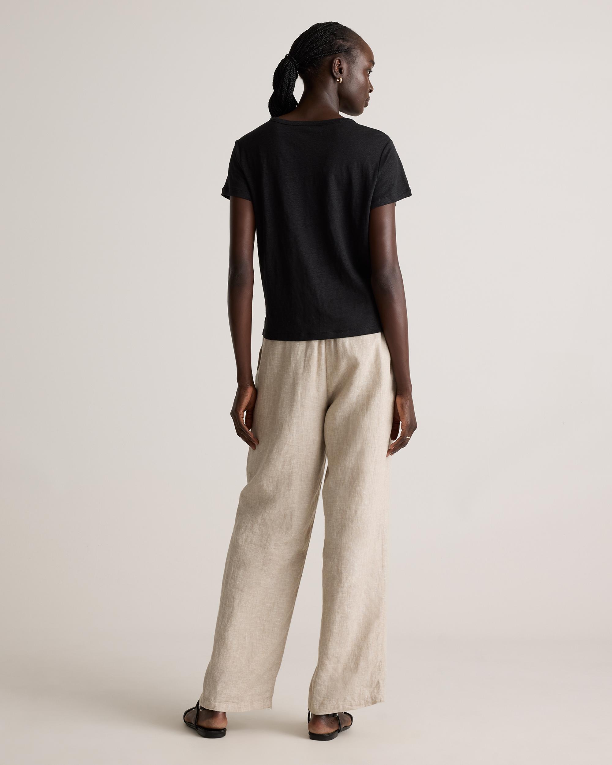 Quince | Women's 100% European Linen Jersey T-Shirt Size XS Product Image