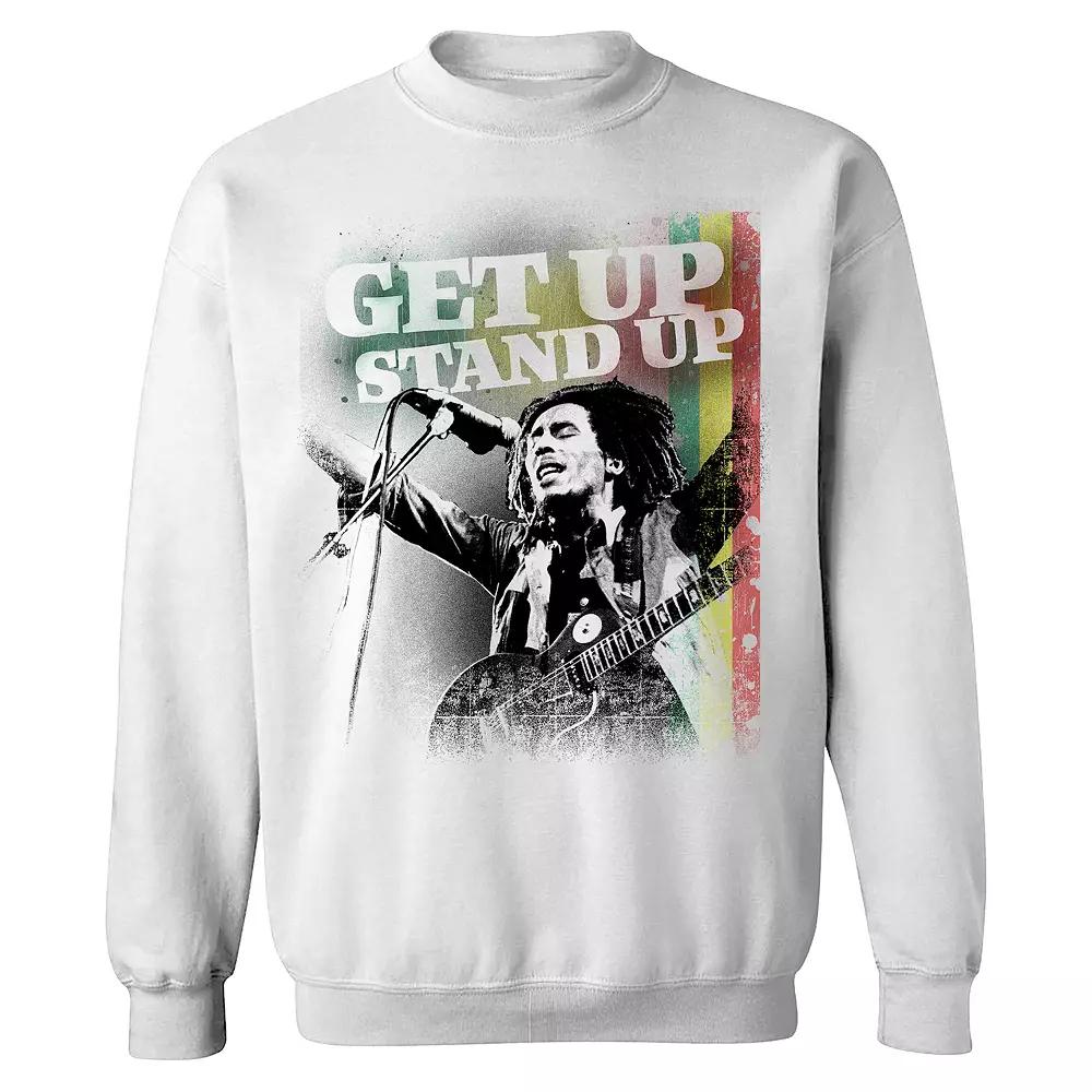 Men's Bob Marley Get Up Stand Up Sweatshirt, Adult Unisex,  Product Image