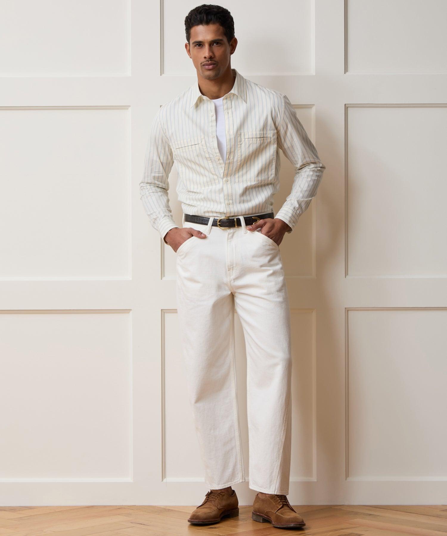 Welt Pocket Poplin Big Shirt Product Image