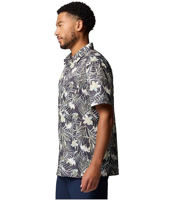 Columbia PFG Super Slack Tide Short-Sleeve Tropical Printed Woven Camp Shirt Product Image