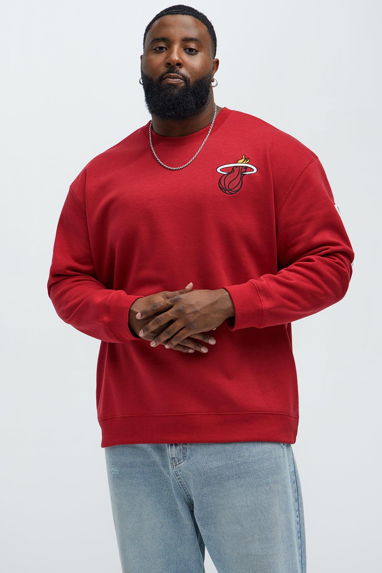 Heat Loud Crewneck Sweatshirt - Burgundy Product Image
