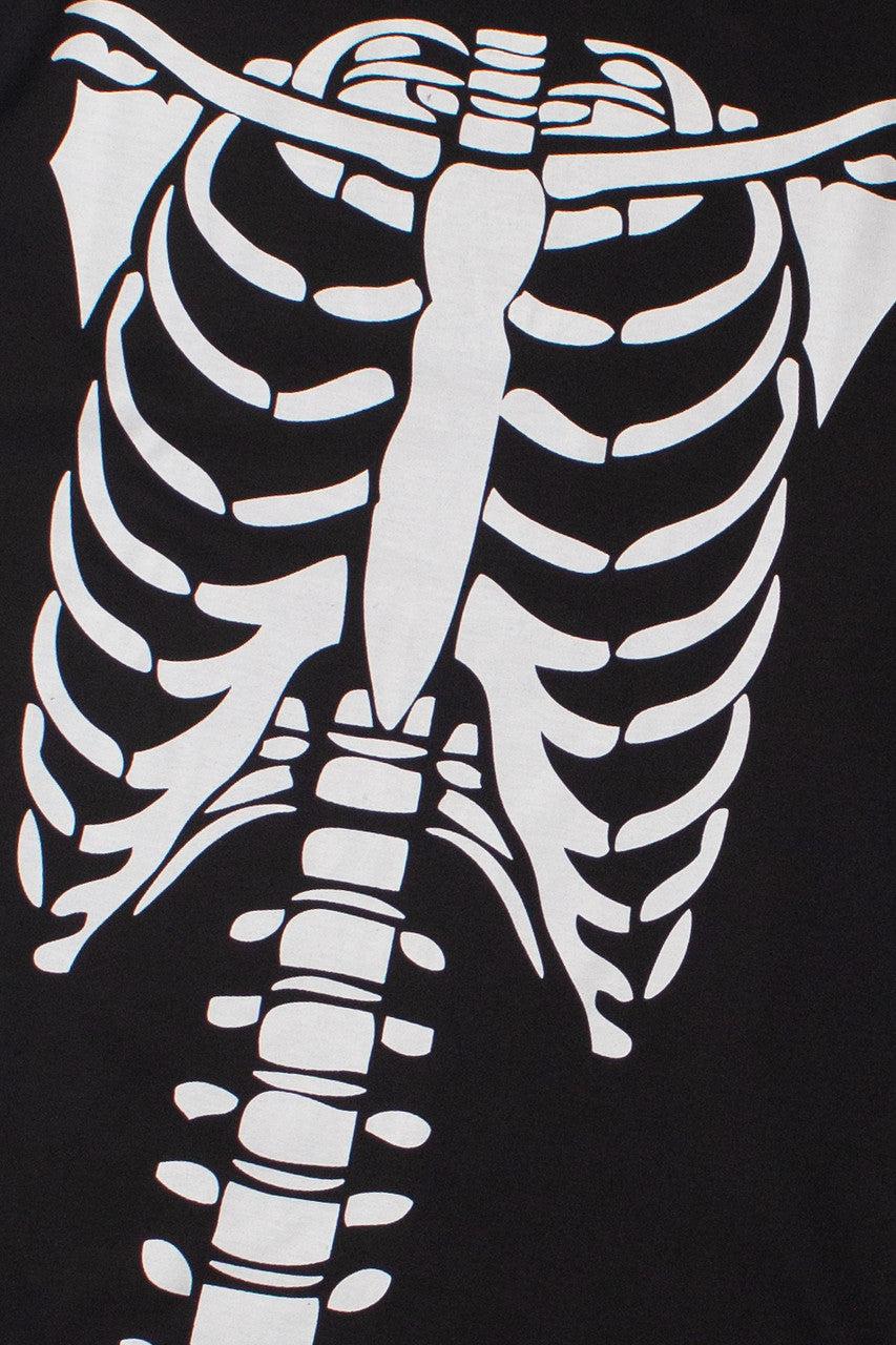 Skeleton Rib Cage Long Sleeve Tee Product Image