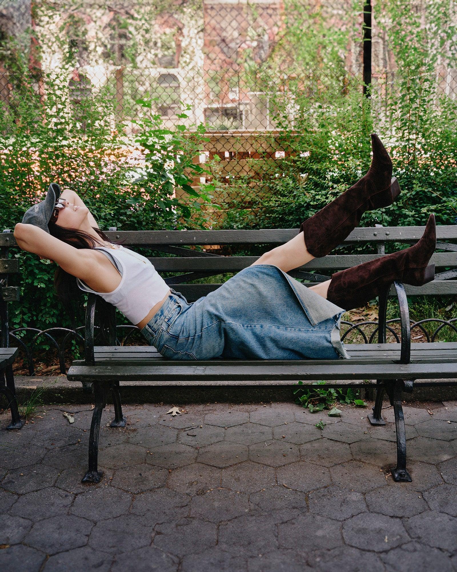 DOLLIE BROWN SUEDE - SM REBOOTED Female Product Image