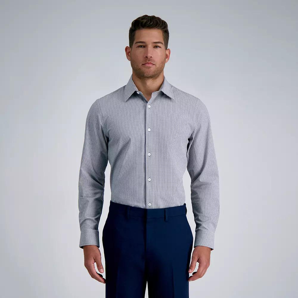 Men's Haggar® Smart Wash® Slim Fit Patterned Dress Shirt,  Product Image