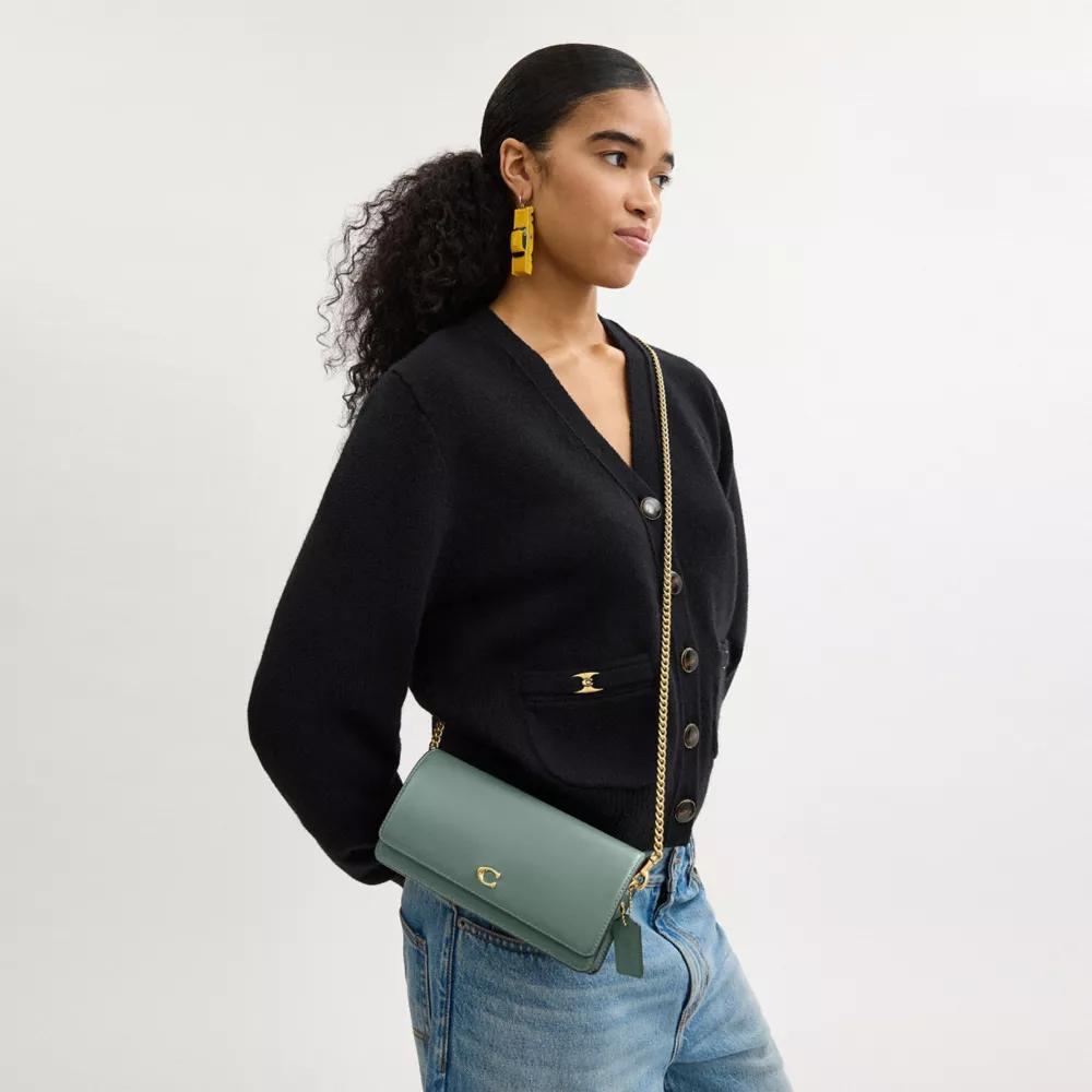 Evie Long Wallet With Chain Product Image