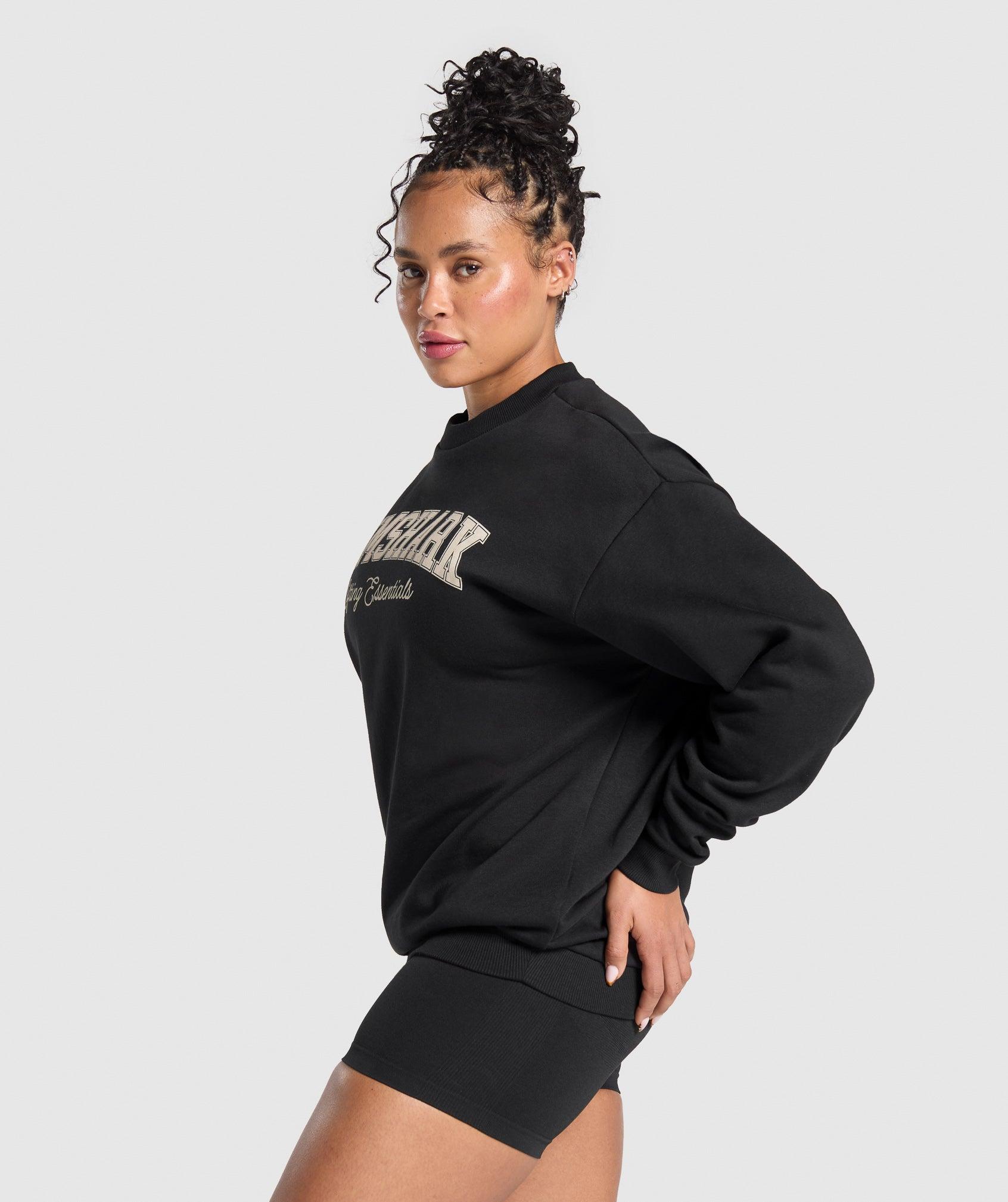 Lifting Essentials Graphic Brushed Oversized Sweatshirt Product Image