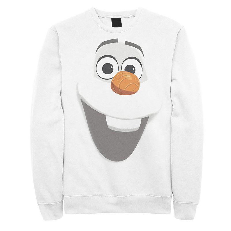 Disney's Frozen Olaf Men's Large Face Sweatshirt, Size: Medium, White Product Image