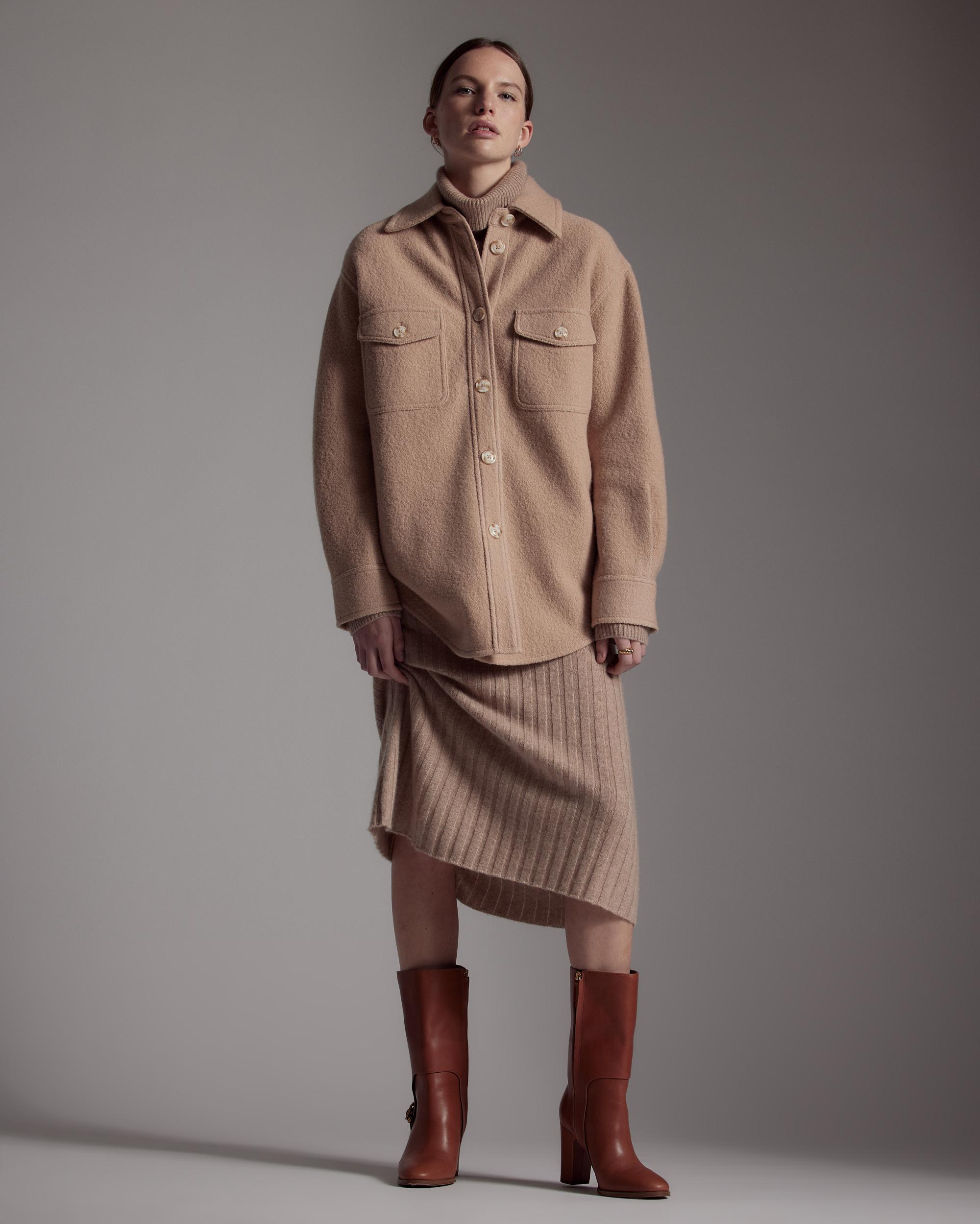 Quince | Women's 100% Merino Wool Shirt Jacket Product Image