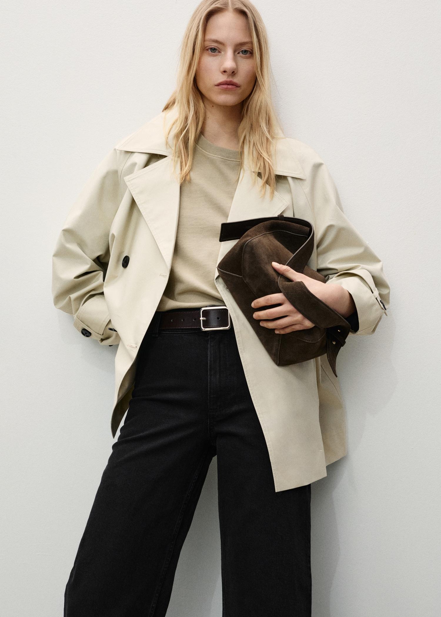 Catherin culotte high-rise jeans - Women | MANGO USA Product Image