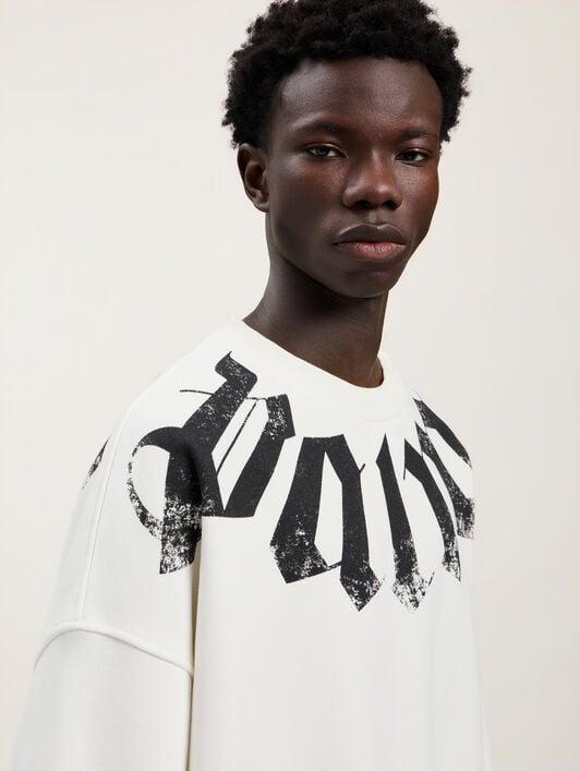 Big Neck Logo Loose Sweatshirt Product Image