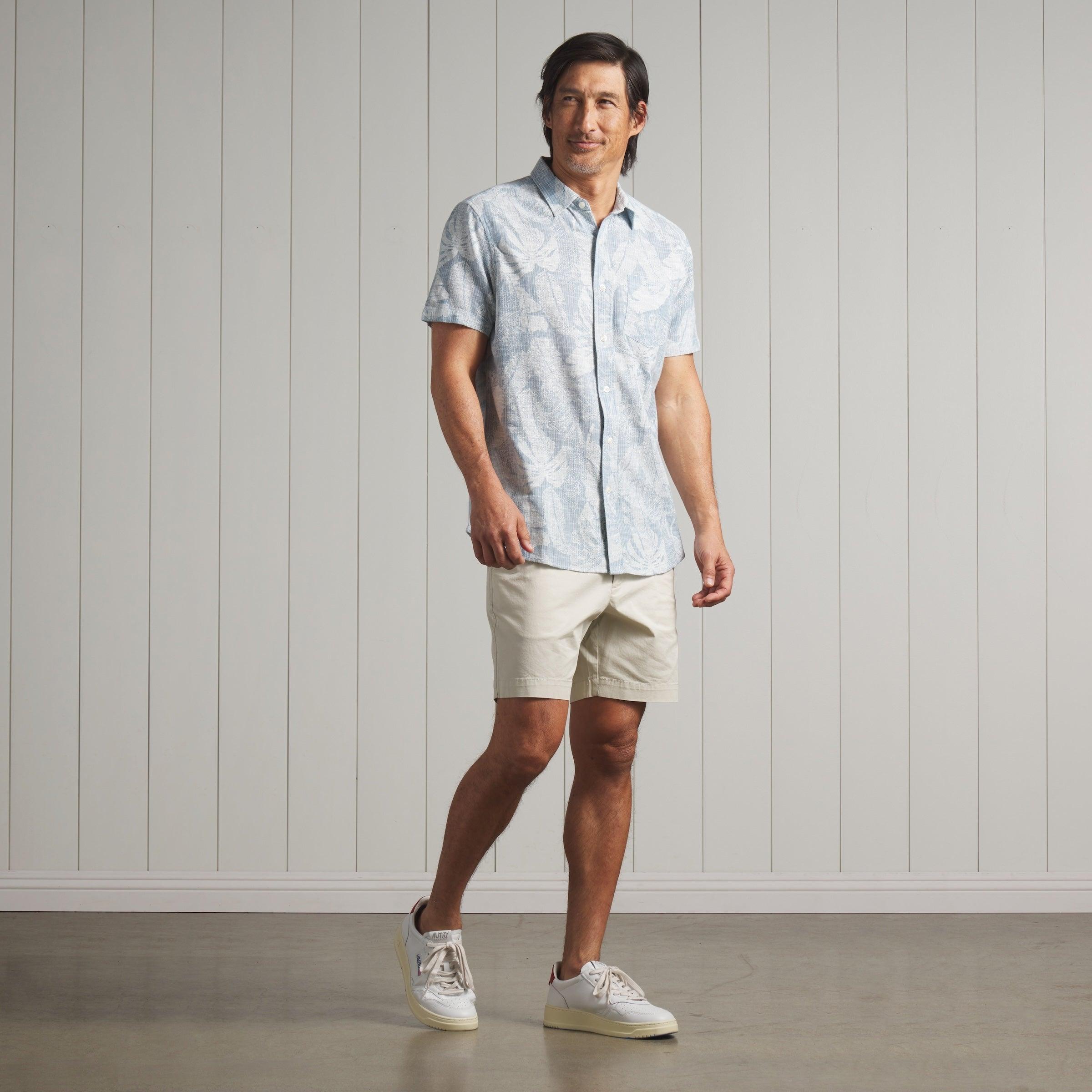 Madras Cottage Loom Printed Shirt - Mr. Chow Print Product Image