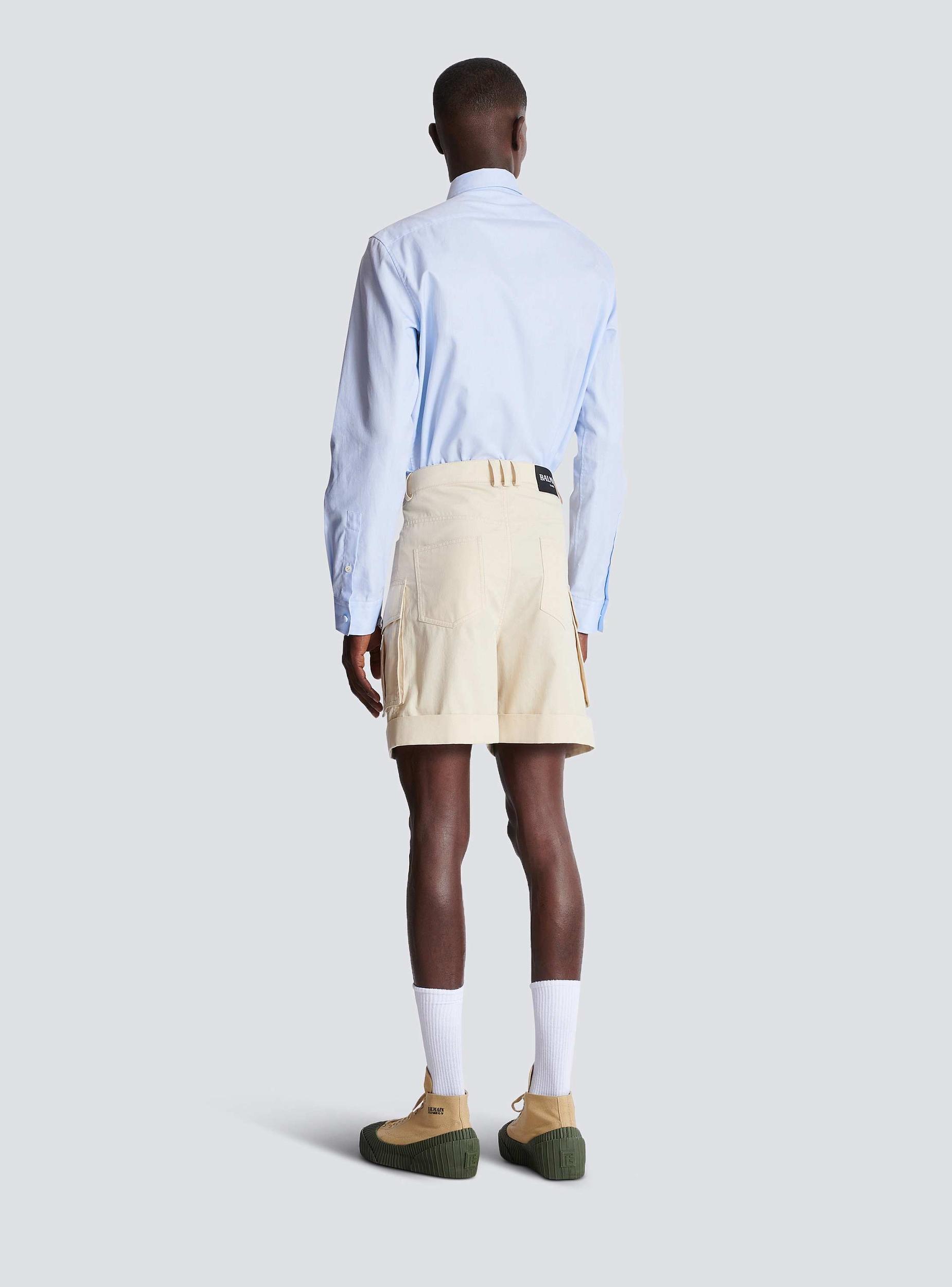 Cotton cargo Bermuda shorts Product Image