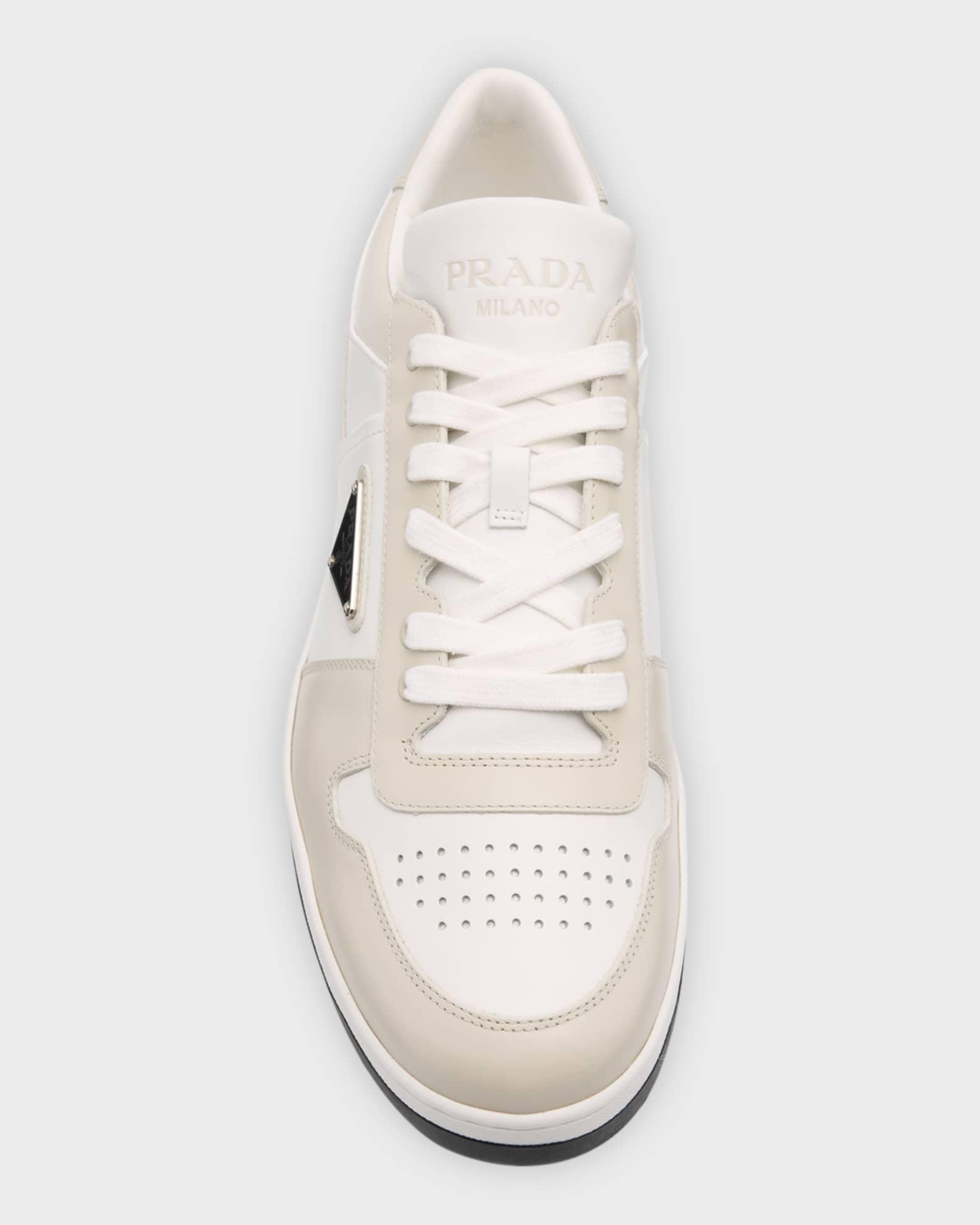 Men's Downtown Leather Low-Top Sneakers Product Image