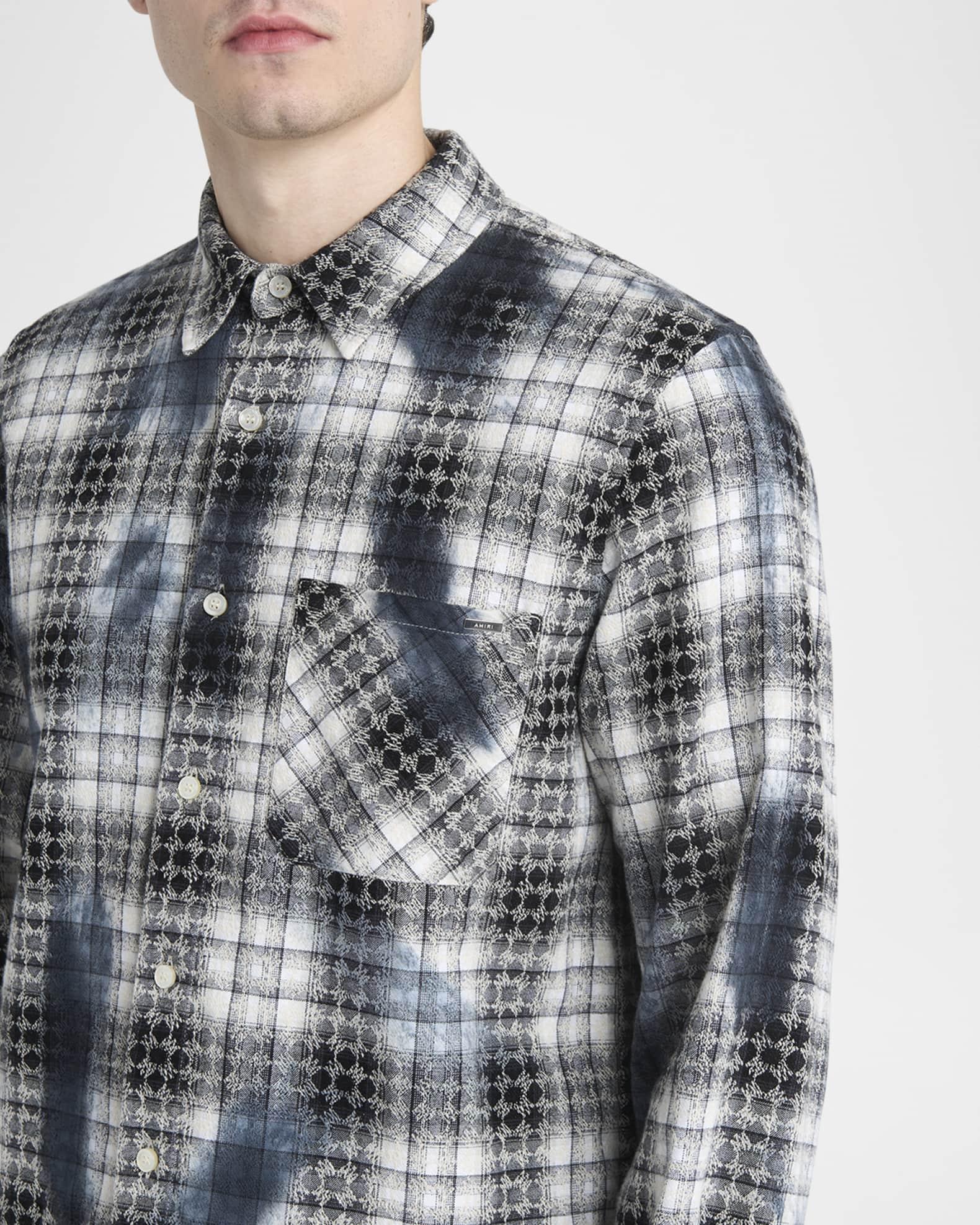 Men's MA Quad Bleached Plaid Flannel  Product Image