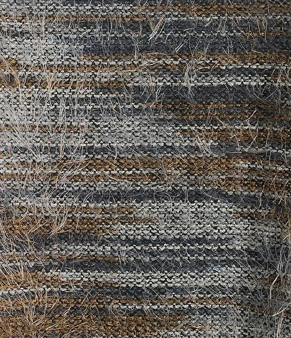 Slim Factor by Investments Alexa Boat Neck 3/4 Sleeve Fuzzy Knit Top Product Image