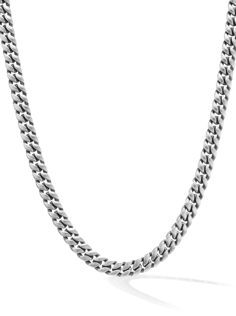 sterling silver Curb Chain necklace (6mm) Product Image