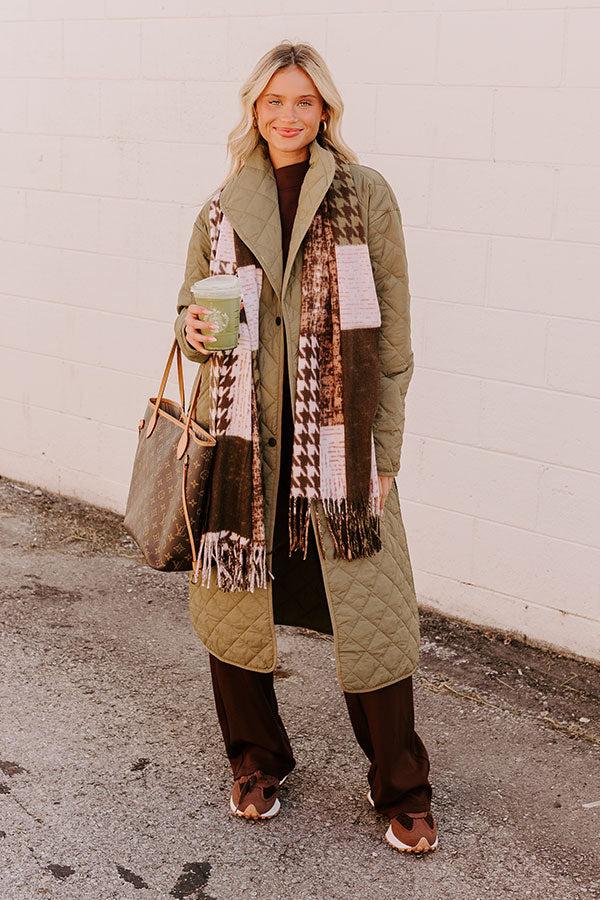 Falls First Chill Scarf in Martini Olive Product Image