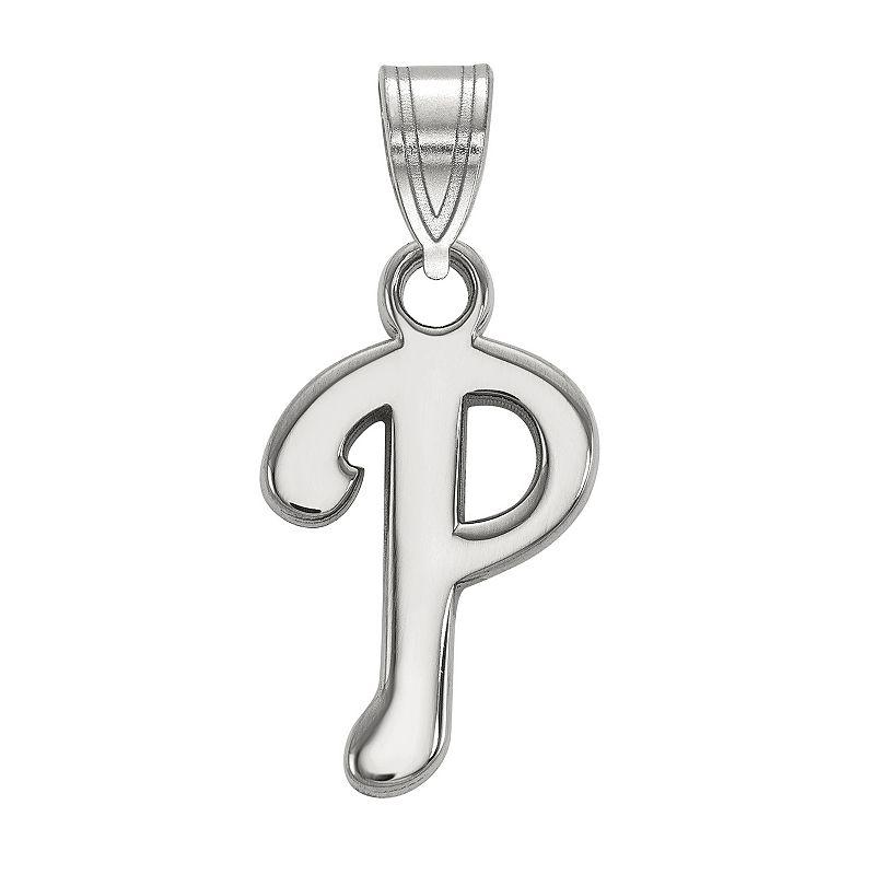 LogoArt Sterling Silver Philadelphia Phillies Small Pendant, Women's, Size: 18 mm Product Image