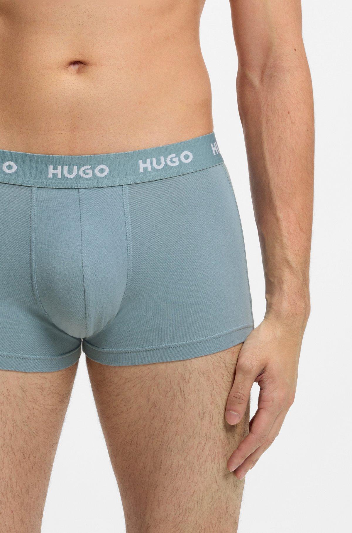 Three-pack trunks with jacquard logo waistband Product Image