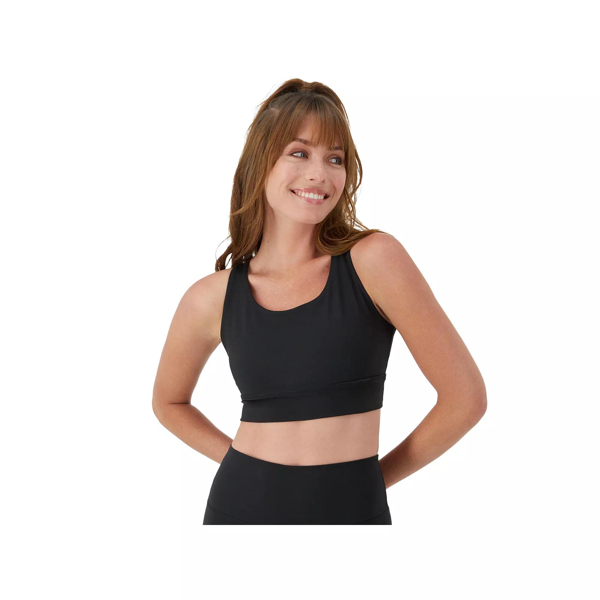 Women's Hanes Moves™ Racerback Crop Bralette SP121,  Product Image