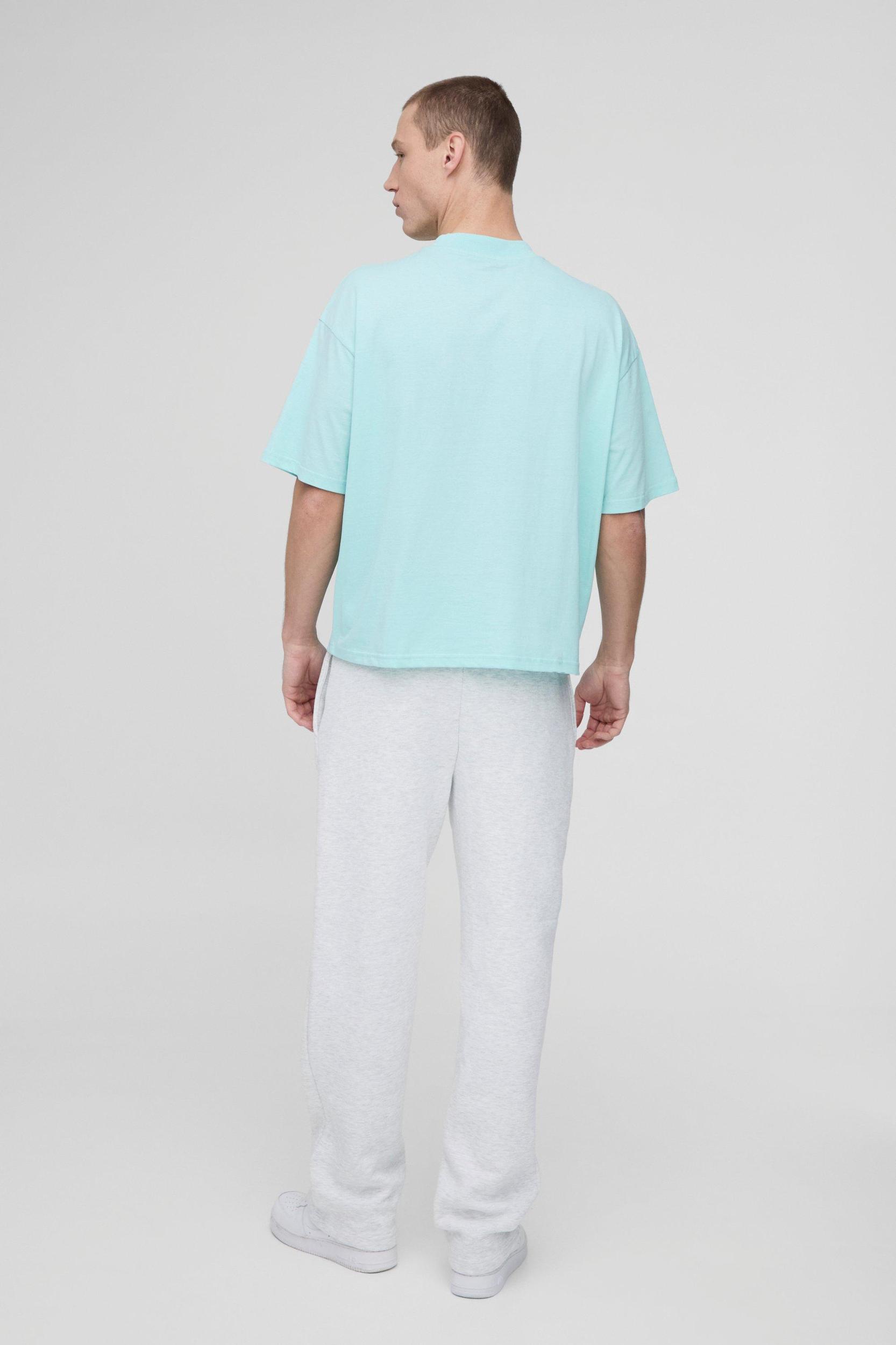 Oversized Boxy Extended Neck T-shirt | boohooMAN USA Product Image