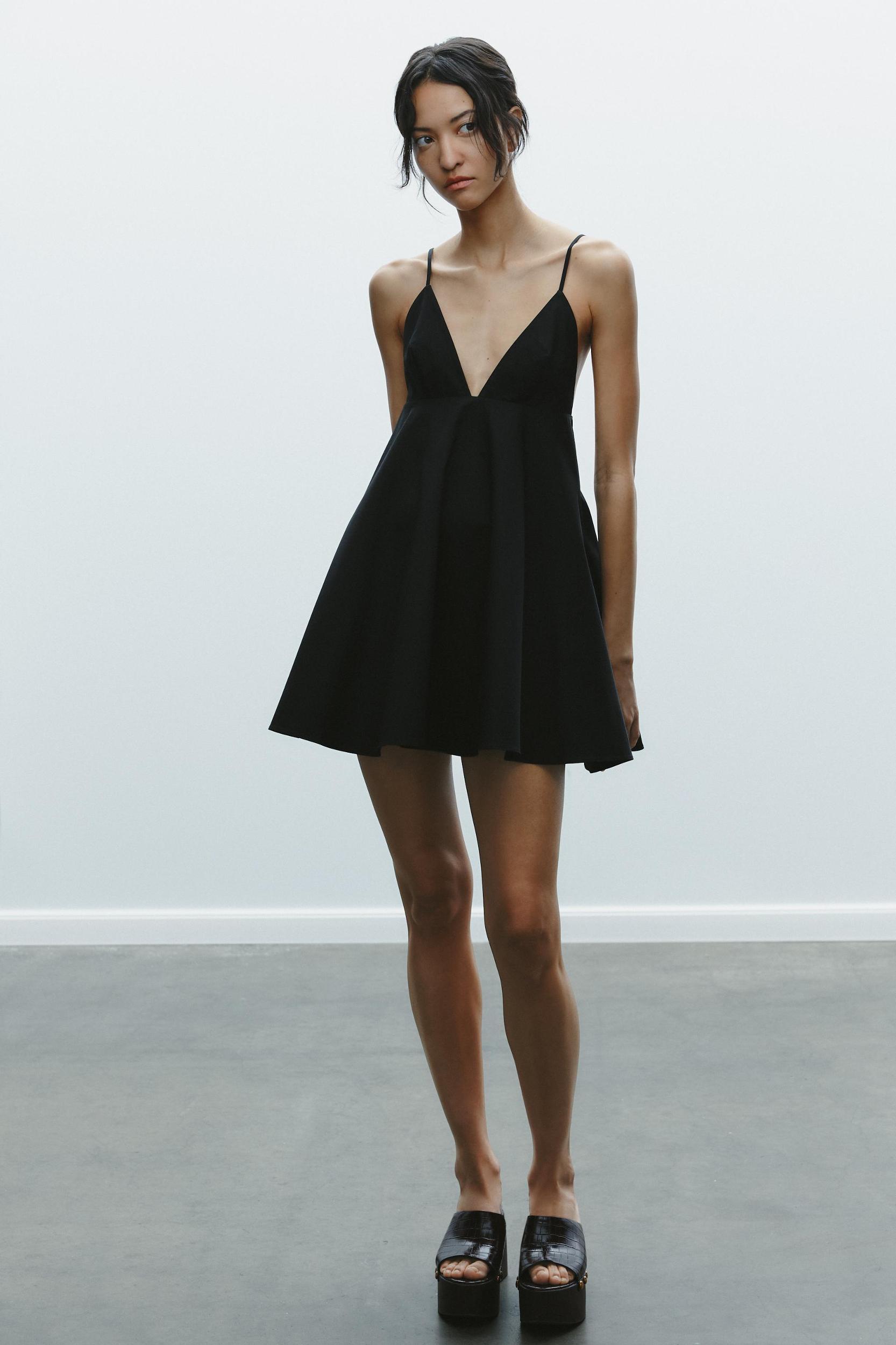SHORT DRESS WITH STRAPS Product Image