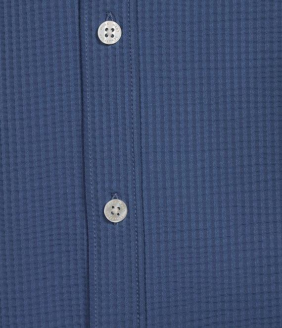 Hart Schaffner Marx Luxury Performance The Driver Short Sleeve Solid Button Front Shirt Product Image