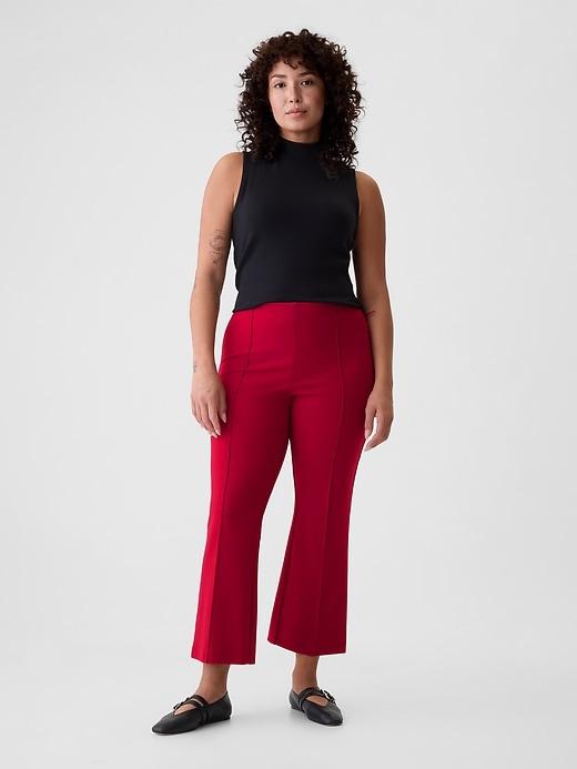 High Rise Ponte Crop Kick Pants Product Image
