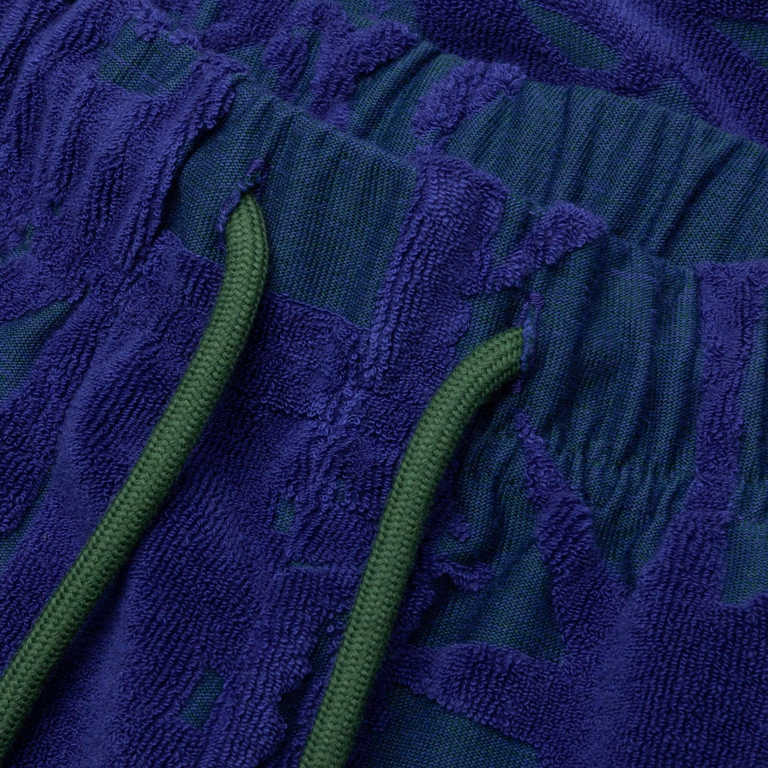 Terry Towelling Short - Blue/Green Male Product Image