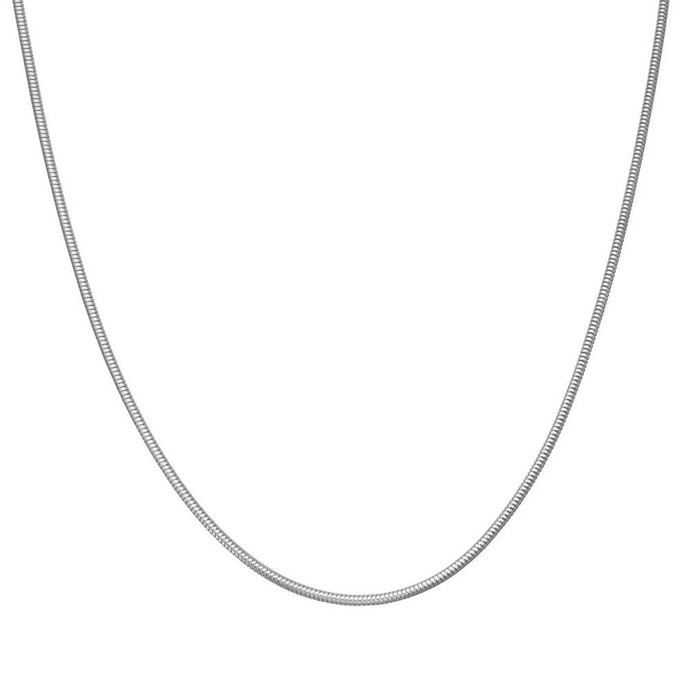 Giorgio di Vicenza Sterling Silver Men's Snake Chain Necklace, Size: 24" Product Image