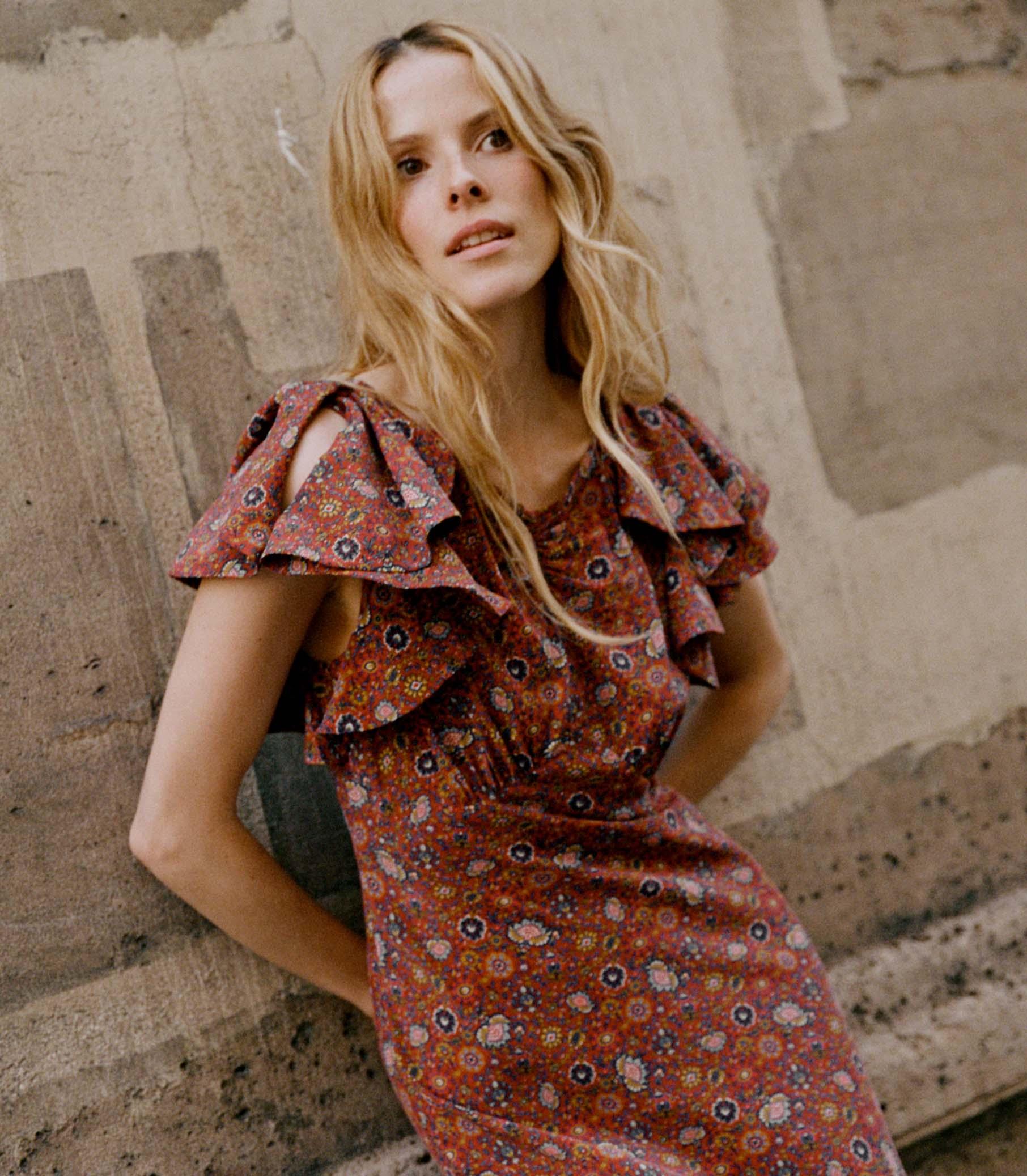 BEATRIZ DRESS -- ROUGE RIVIERA MEDALLION Product Image