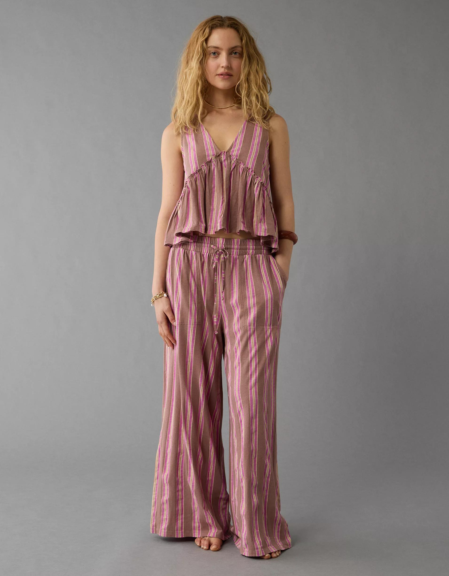 AE Sunchaser Knit V-Neck Swing Tank Top Product Image