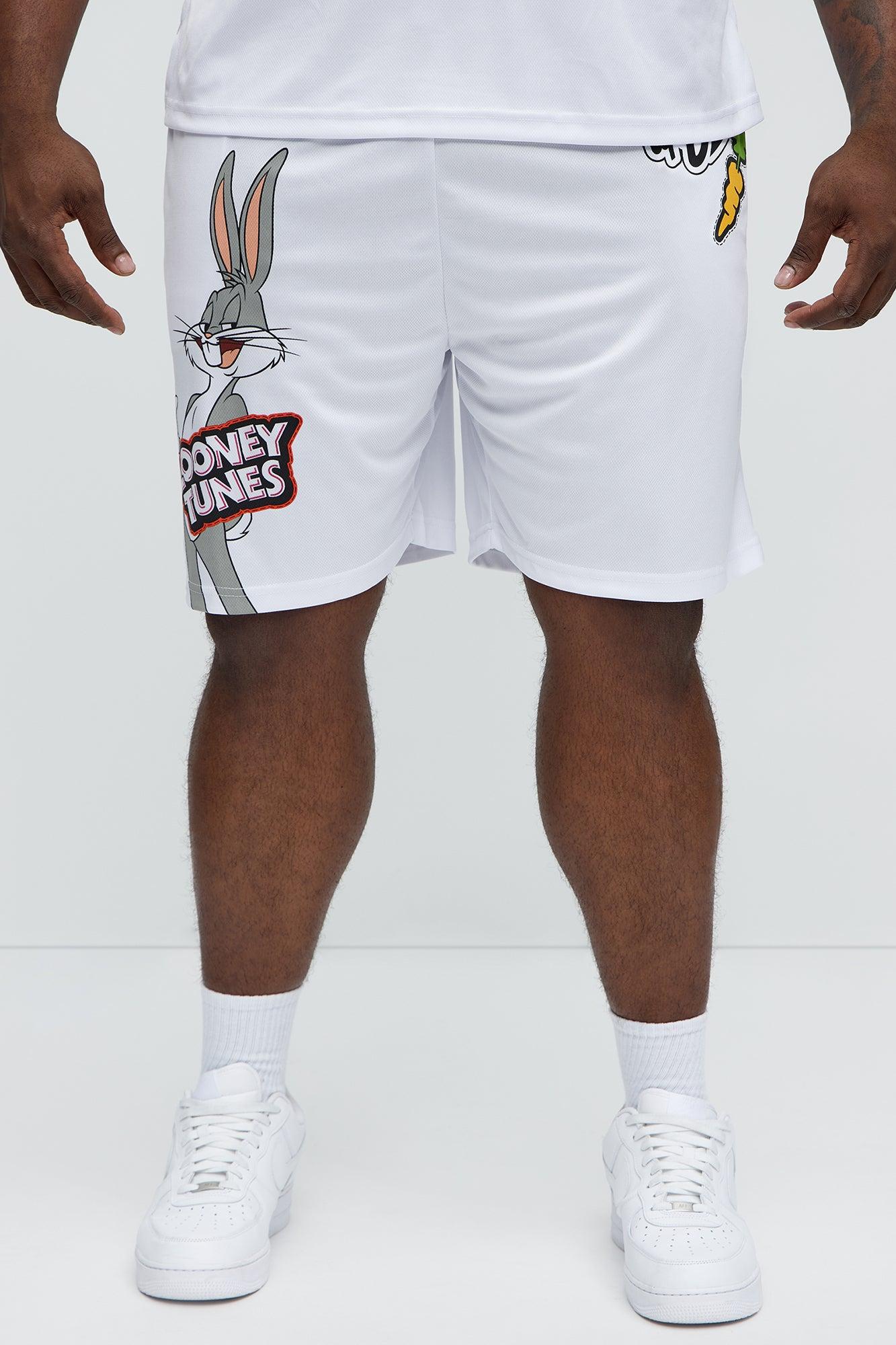 What's Up Doc Mesh Shorts - White Male Product Image