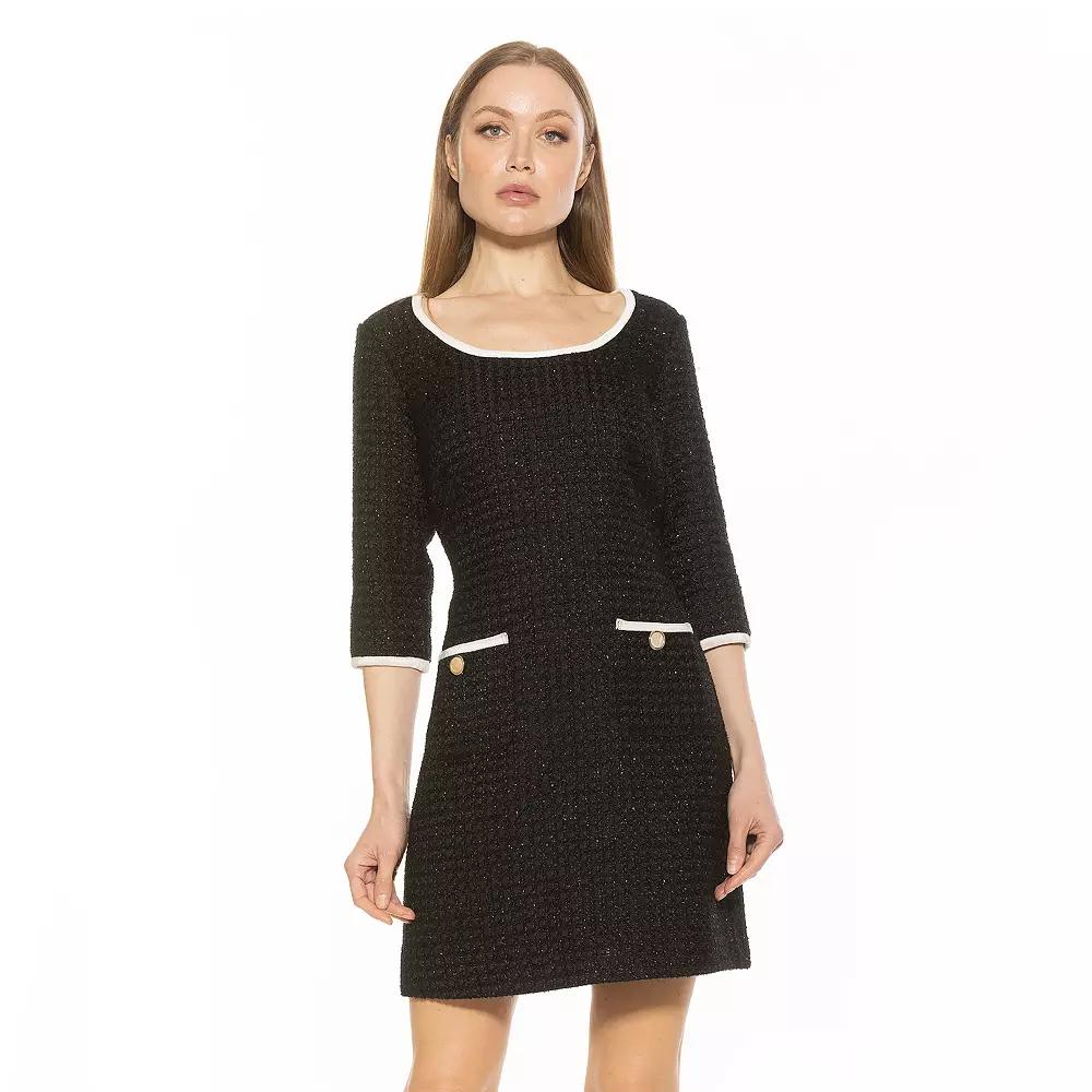 Women's ALEXIA ADMOR Orla Scoop Neck Shift Dress,  Product Image