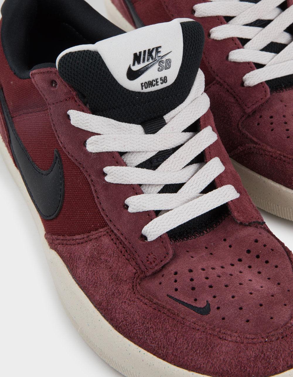 NIKE SB Force 58 Mens Shoes - DK RED Product Image