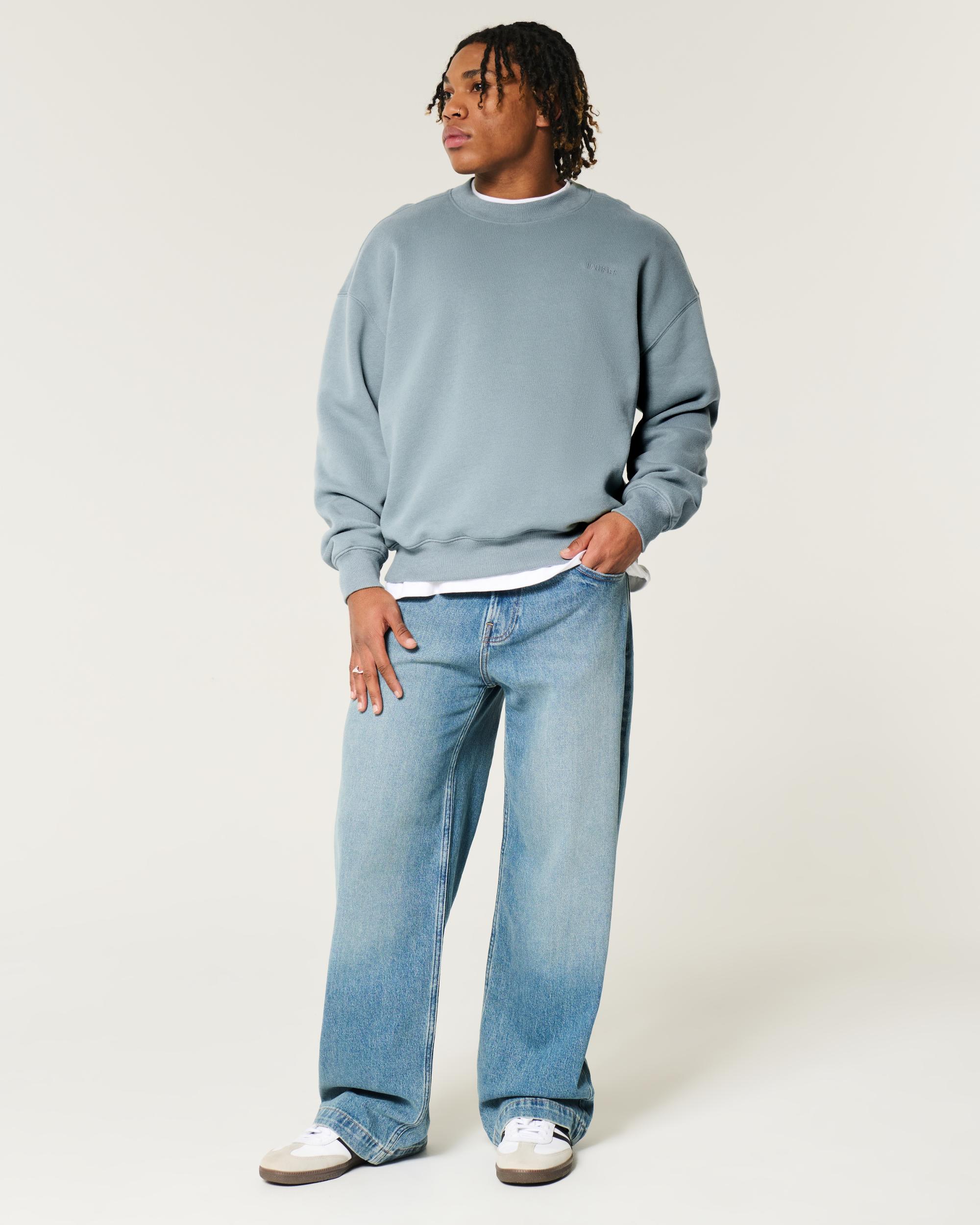 Boxy Logo Crew Sweatshirt Product Image