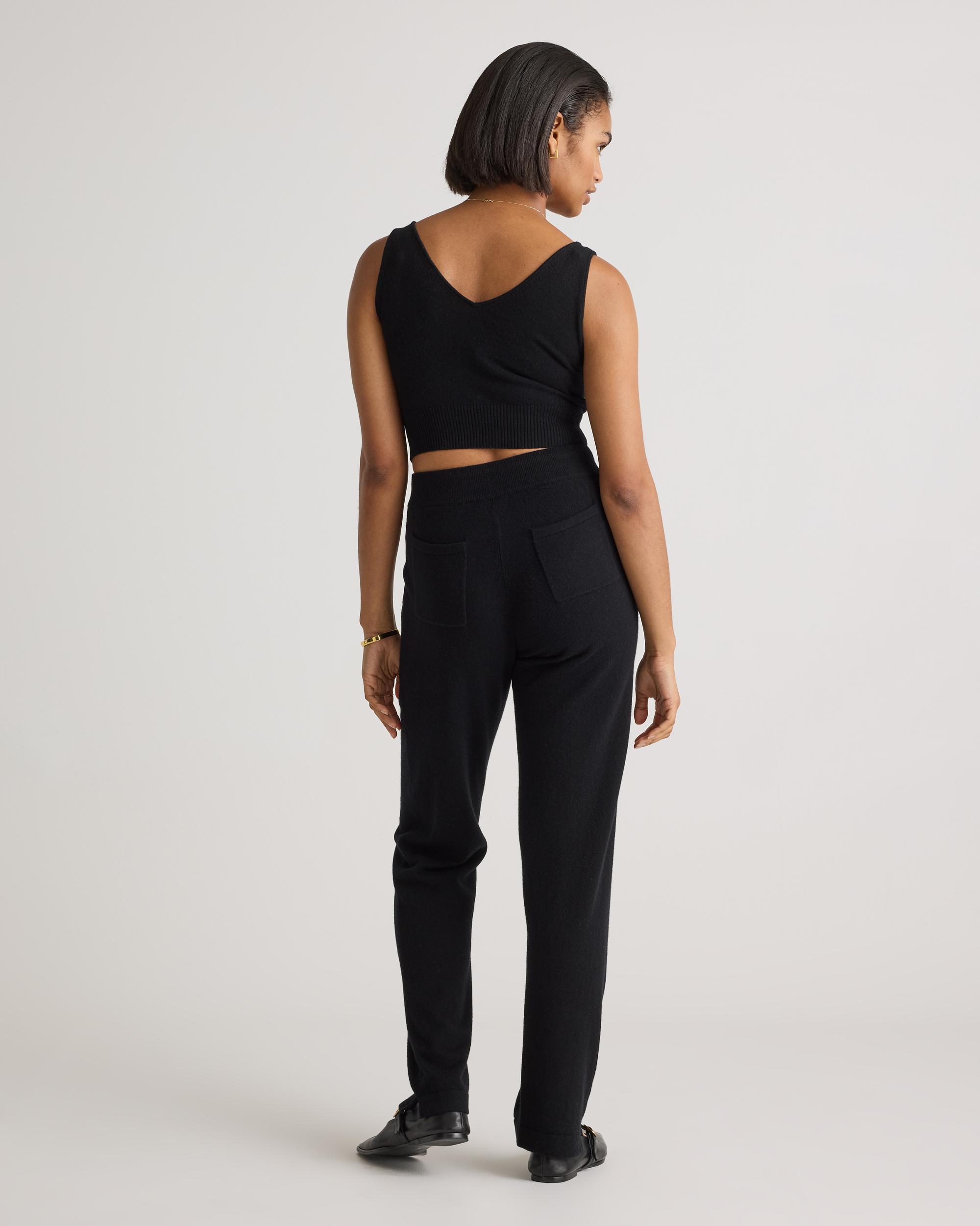 Quince | Women's Mongolian Cashmere Cropped Tank Top Size XS Product Image