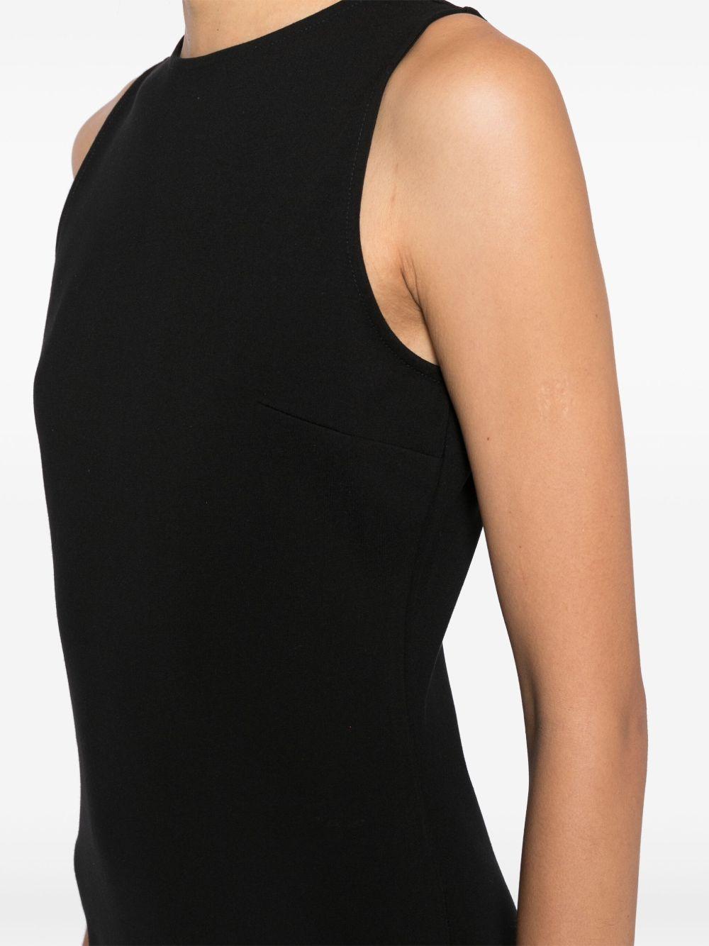 STAUD Mercer Sleeveless Minidress In Black Product Image